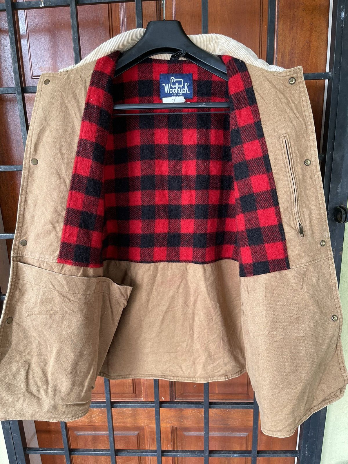 Vintage Rare patern WOOLRICH JACKET FOR WINTER Size US L / EU 52-54 / 3 - 8 Thumbnail