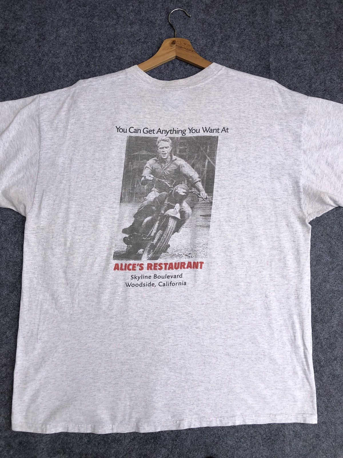 Vintage Last Drop🔥Rare🔥Vtg Alice Restaurant Like Bruce Weber Tee Size US XL / EU 56 / 4 - 9 Thumbnail