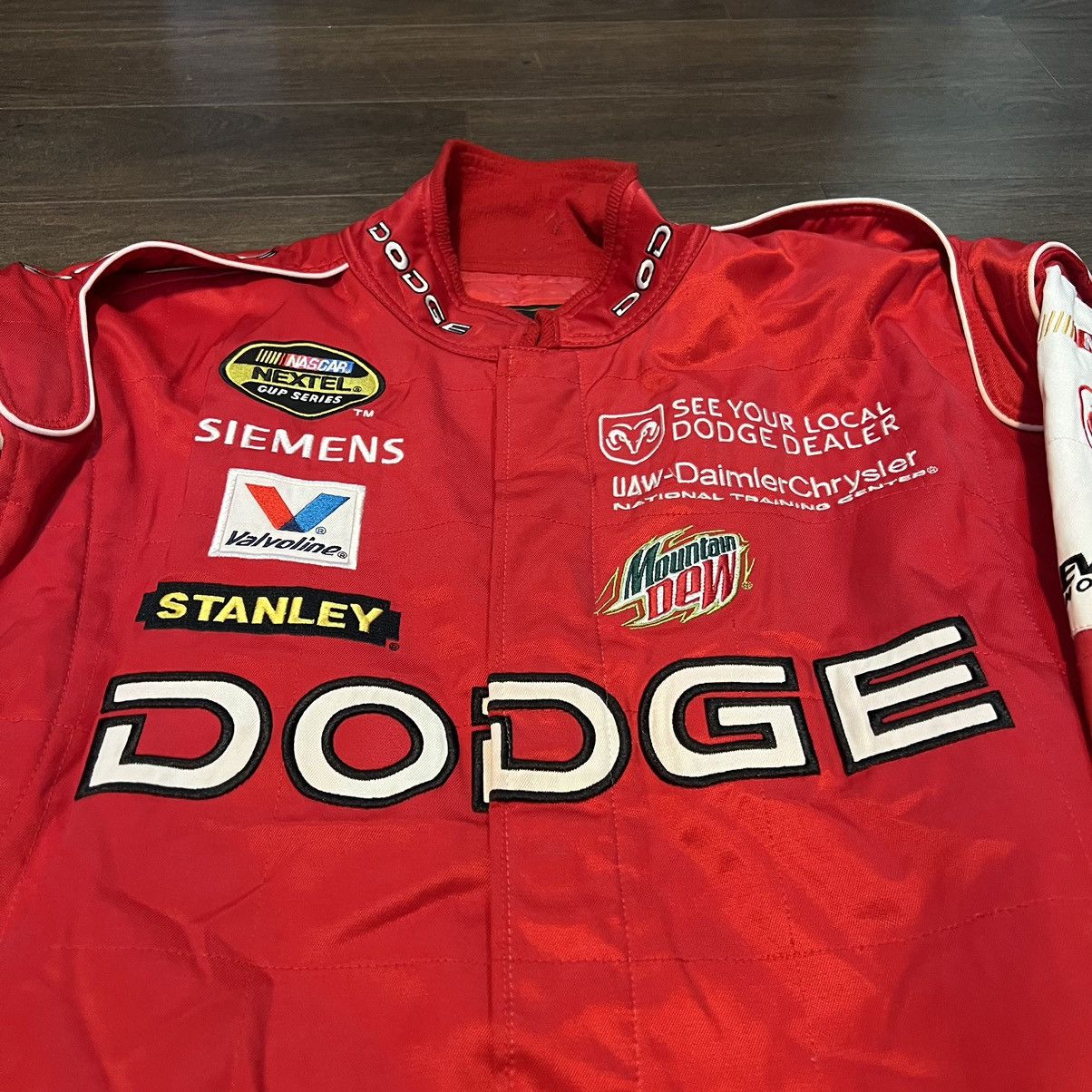 Vintage vintage chase authentics dodge ram nascar jacket Grailed