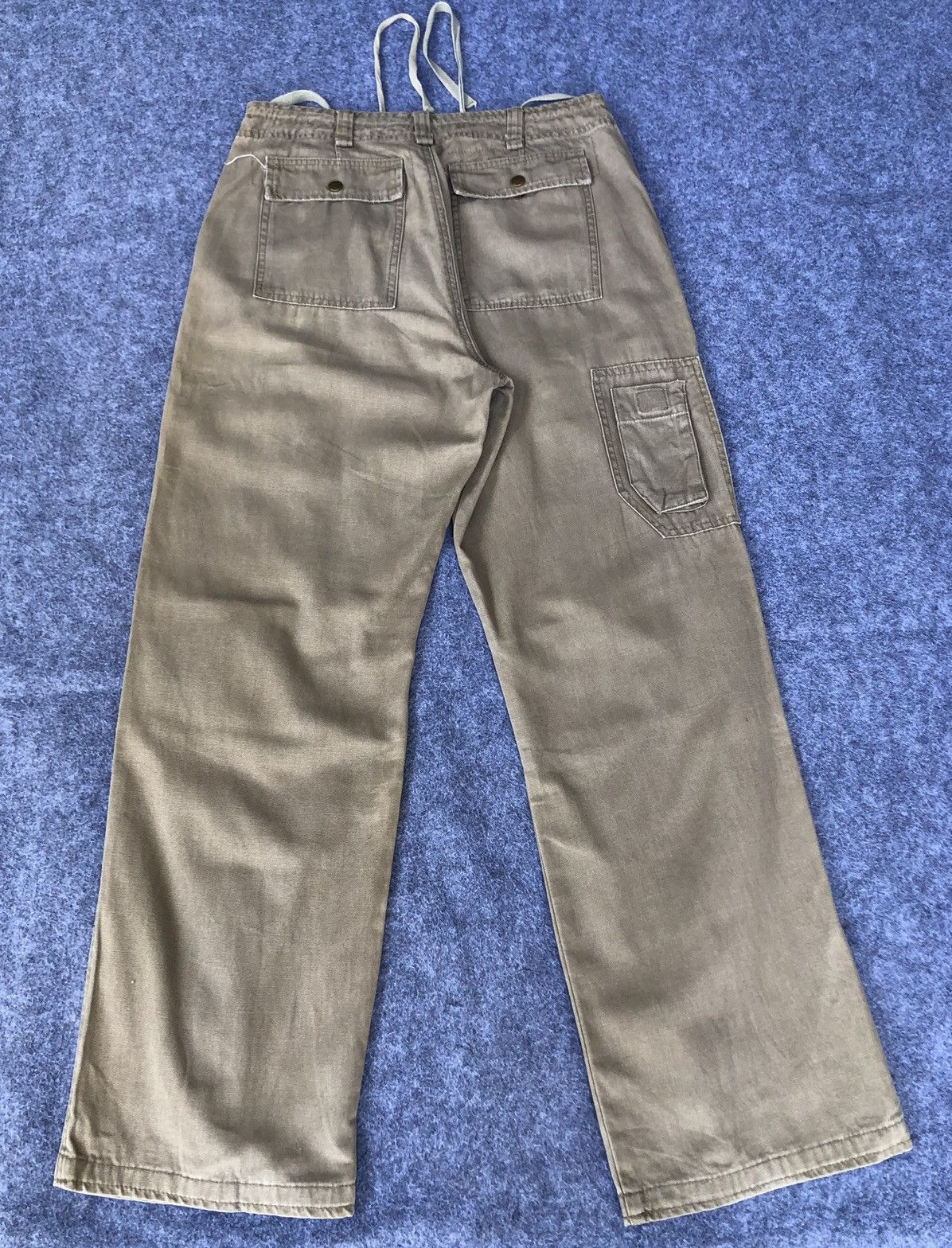 KOZABURO 🔥HUM🔥Zipper Pocket Cargo Pants Designer Size US 31 - 2 Thumbnail