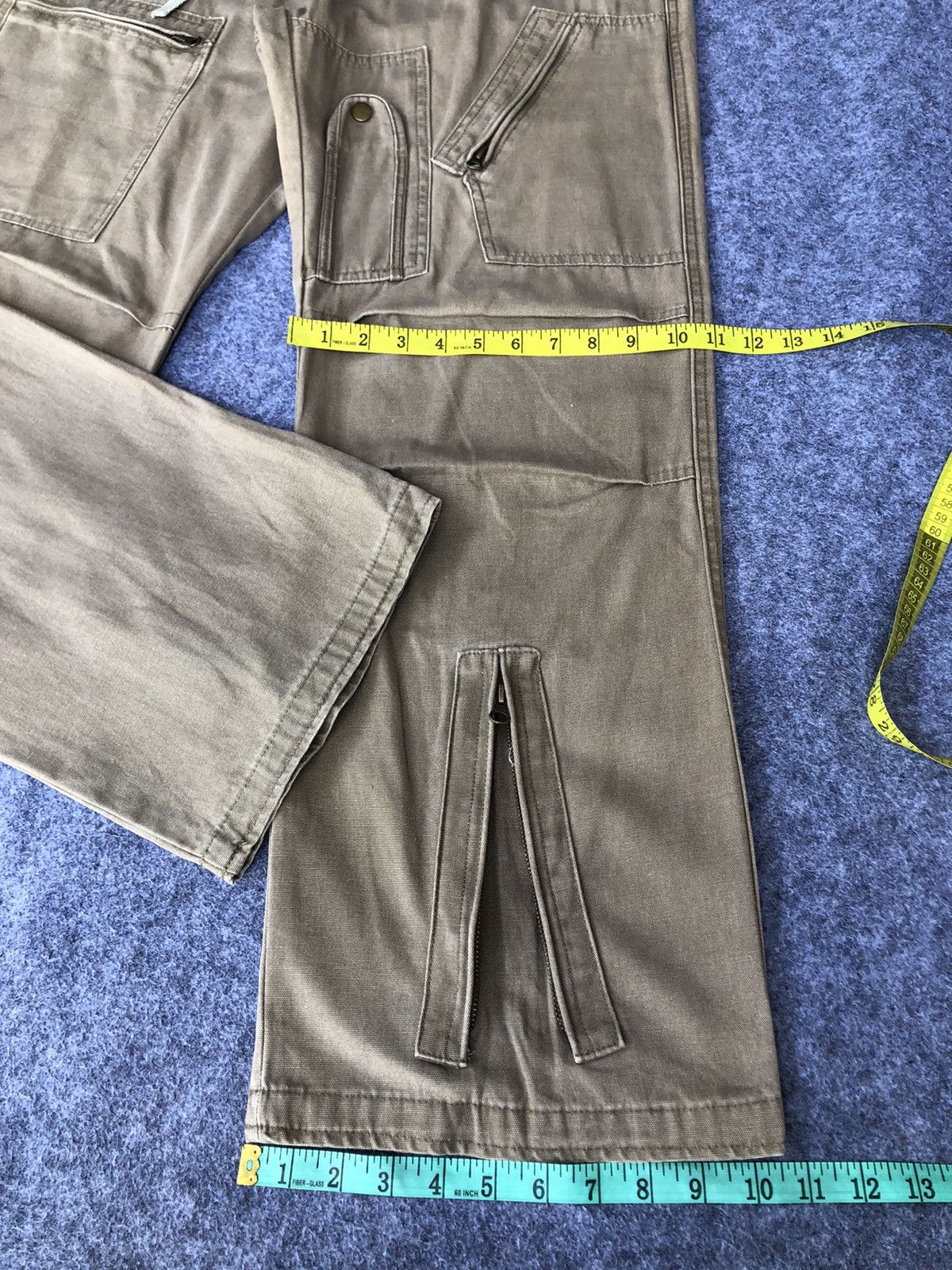 KOZABURO 🔥HUM🔥Zipper Pocket Cargo Pants Designer Size US 31 - 6 Thumbnail