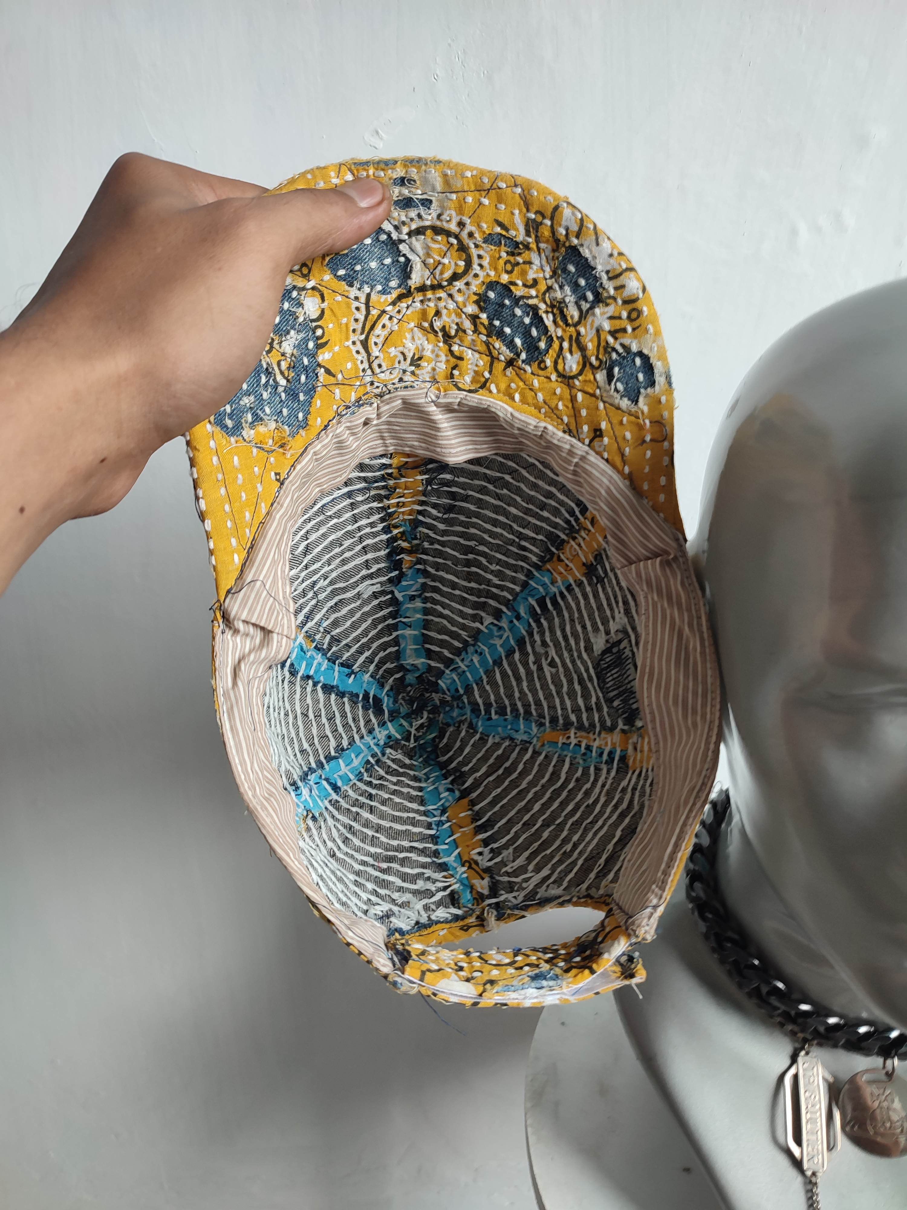 Handmade Custom Made Distressed Paisley Patchwork Hats Size ONE SIZE - 10 Thumbnail