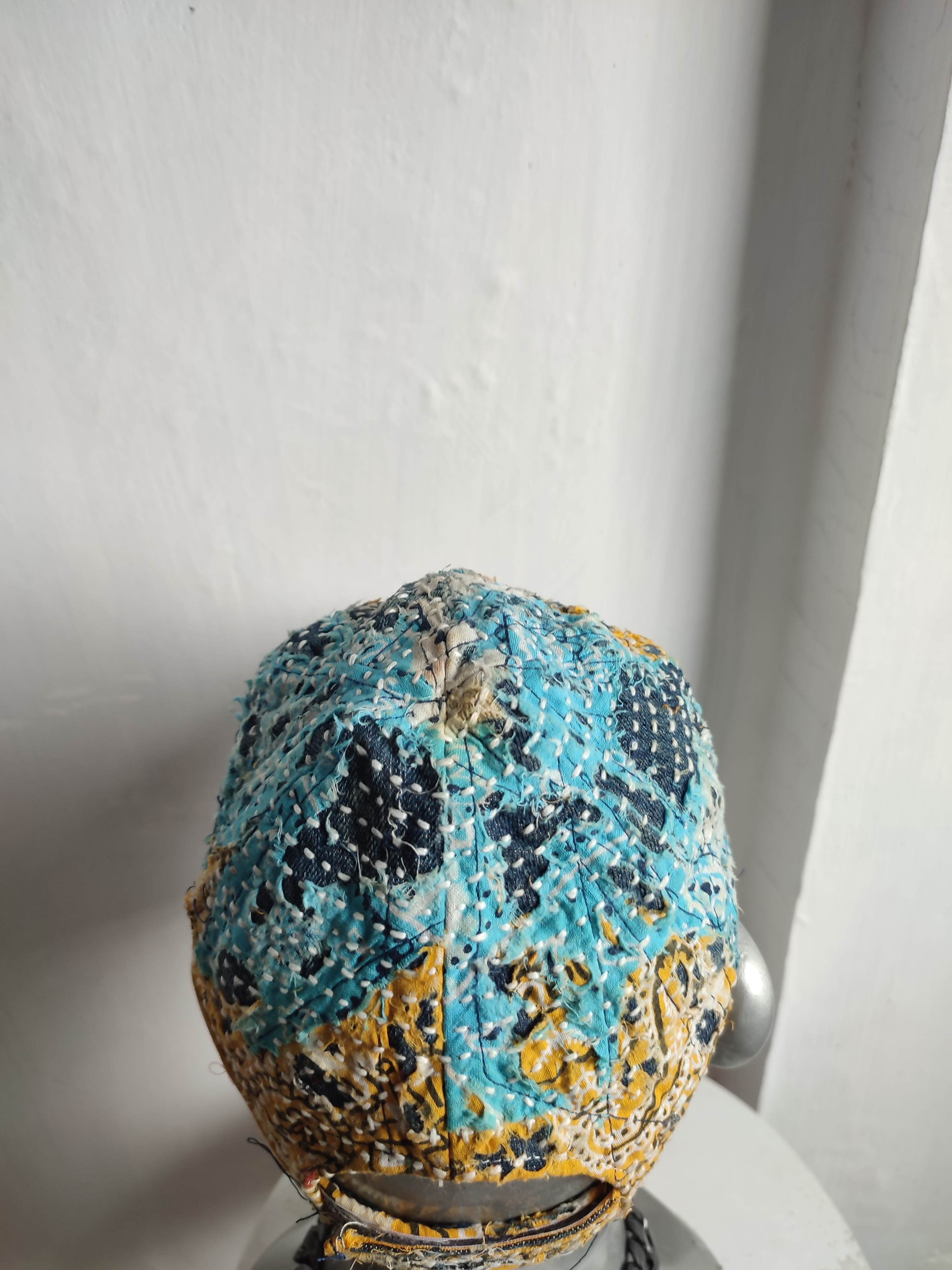 Handmade Custom Made Distressed Paisley Patchwork Hats Size ONE SIZE - 9 Thumbnail
