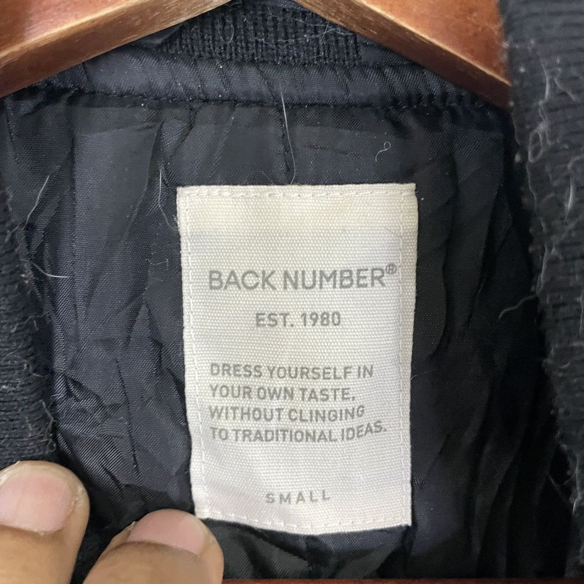 Vintage Vintage Back Number Bomber Jacket Size US M / EU 48-50 / 2 - 5 Thumbnail