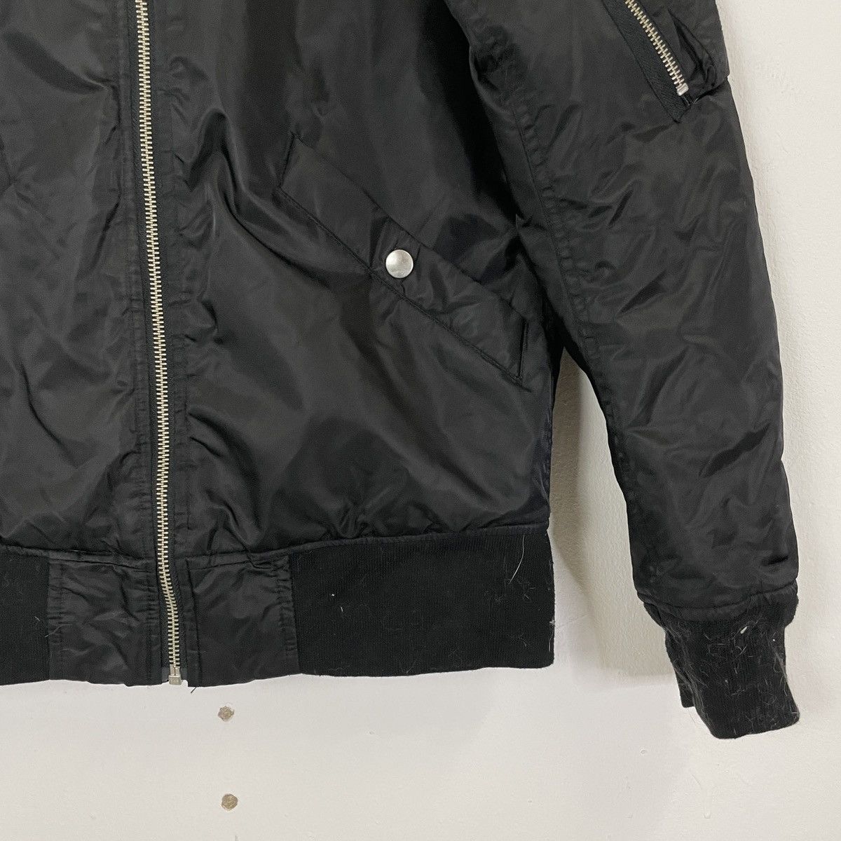 Vintage Vintage Back Number Bomber Jacket Size US M / EU 48-50 / 2 - 2 Thumbnail
