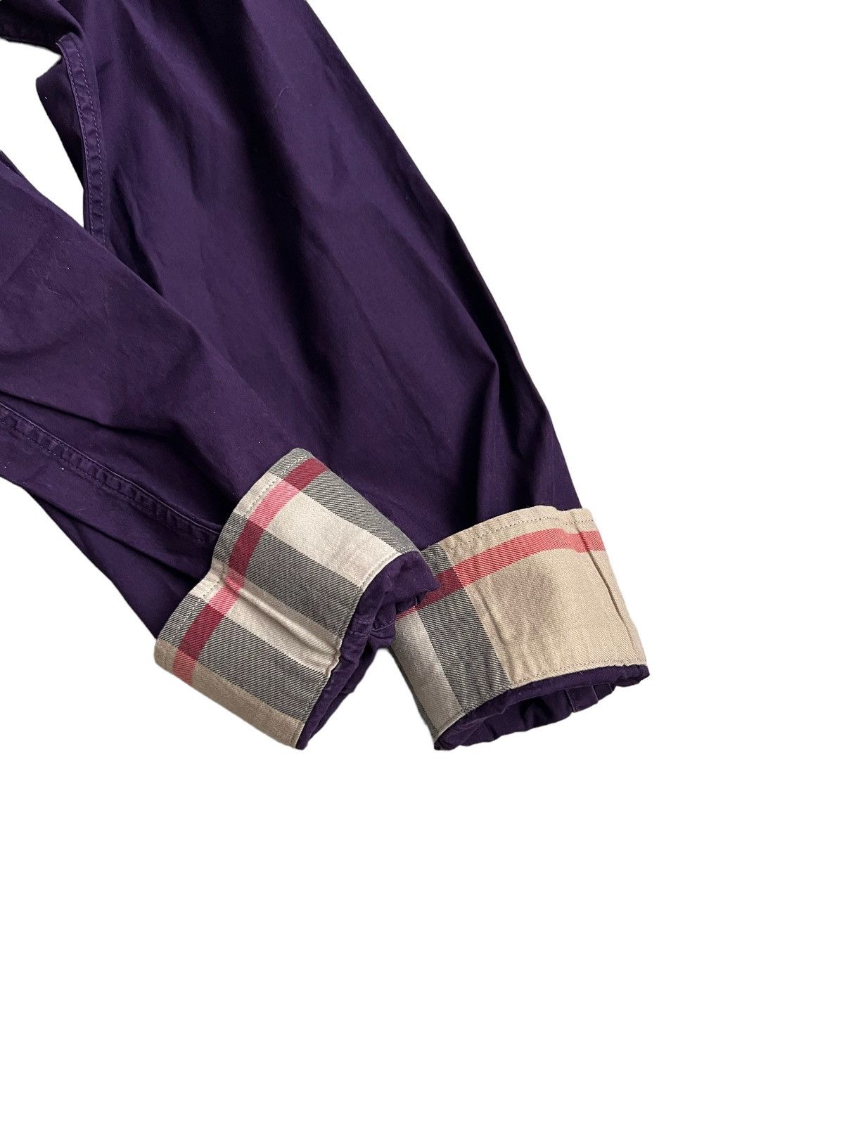 Burberry 🔥Burberry Brit Nova Check Shirt/Burberry Check Sleeves Shirt Size US M / EU 48-50 / 2 - 8 Thumbnail