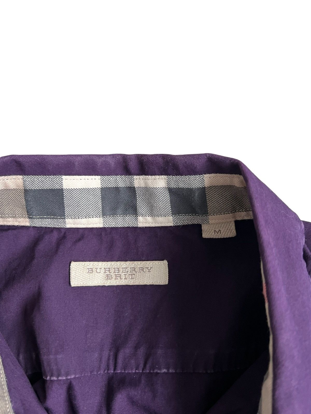 Burberry 🔥Burberry Brit Nova Check Shirt/Burberry Check Sleeves Shirt Size US M / EU 48-50 / 2 - 11 Thumbnail