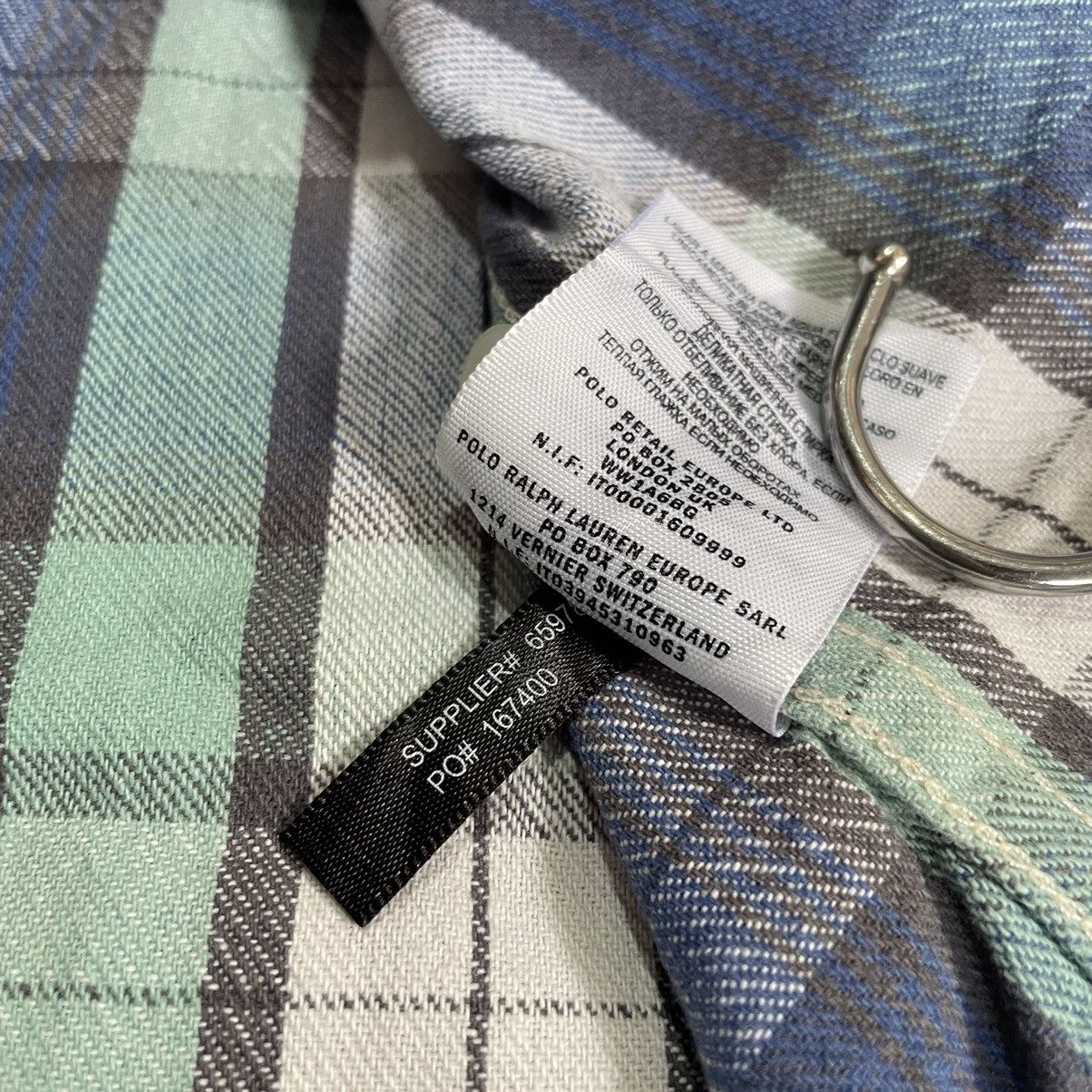 Polo Ralph Lauren Vintage RRL Ralph Lauren Flannel Western Button Shirt Size US S / EU 44-46 / 1 - 6 Thumbnail