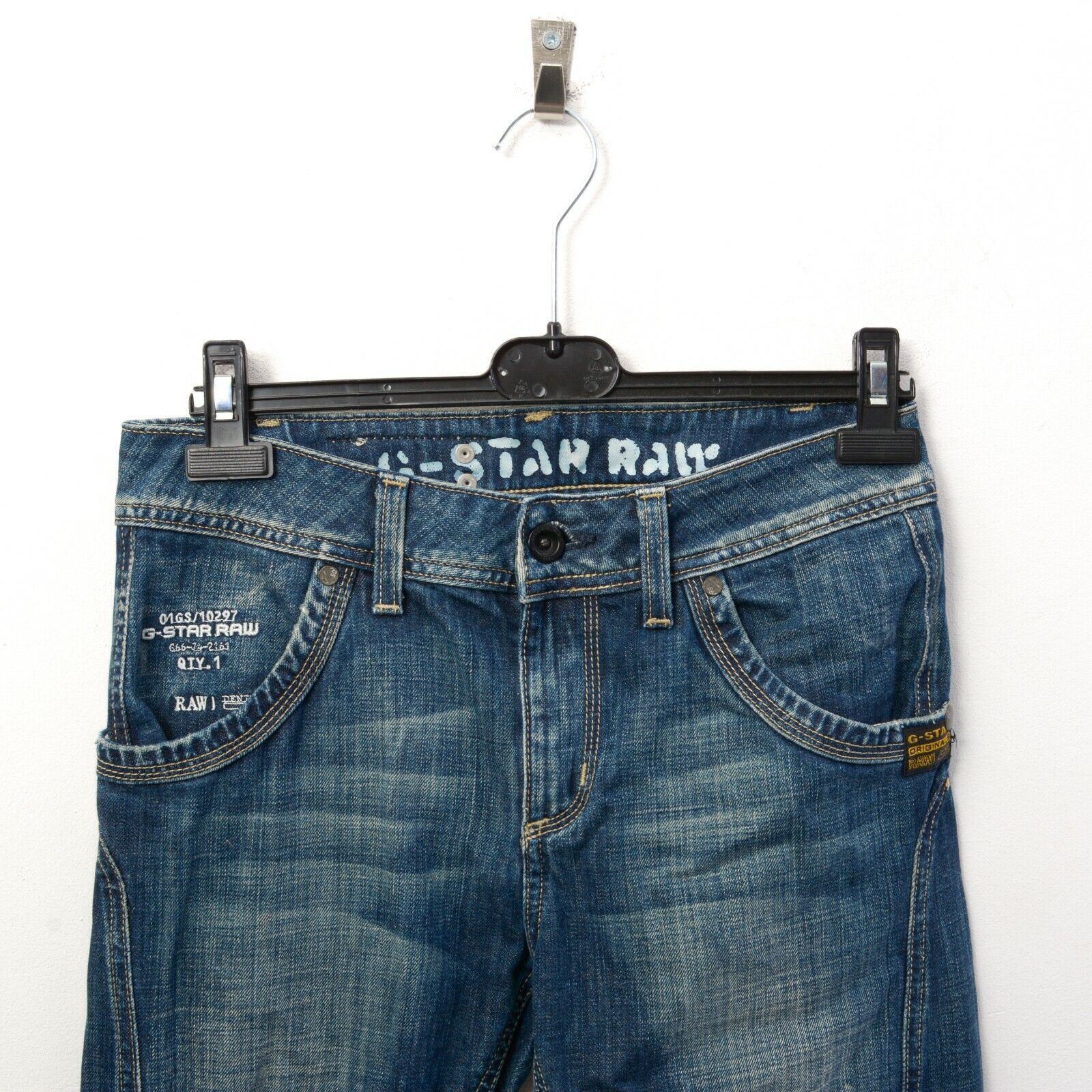 G-Star 3301 Jack Pant W25 L32 Denim Jeans Pants Blue Trousers Zip Size 25" / US 0 / IT 36 - 3 Thumbnail