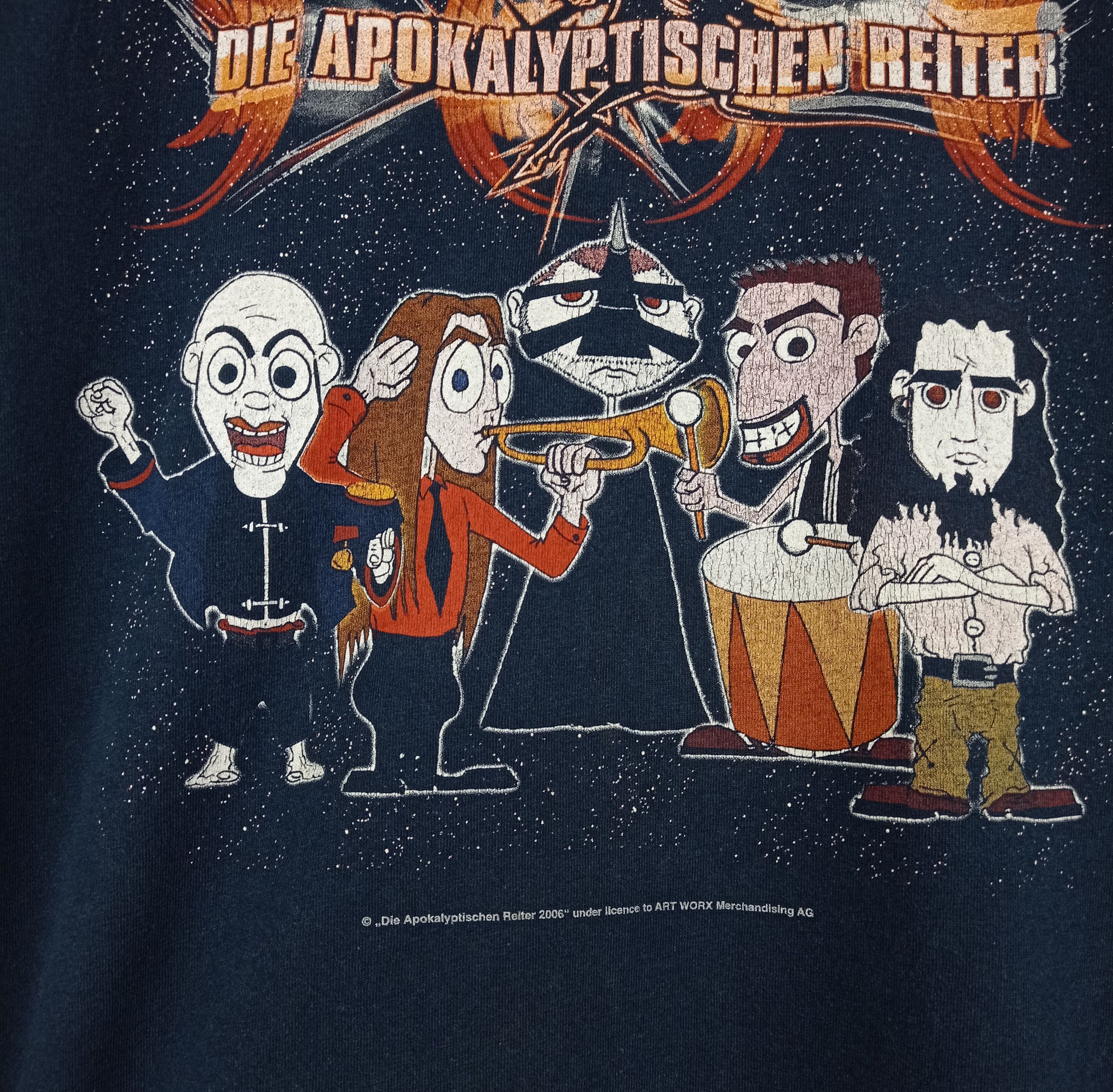 Disney Vintage Die Apokalyptischen Reiter Band Death Metal Rock Tee Size US M / EU 48-50 / 2 - 3 Thumbnail