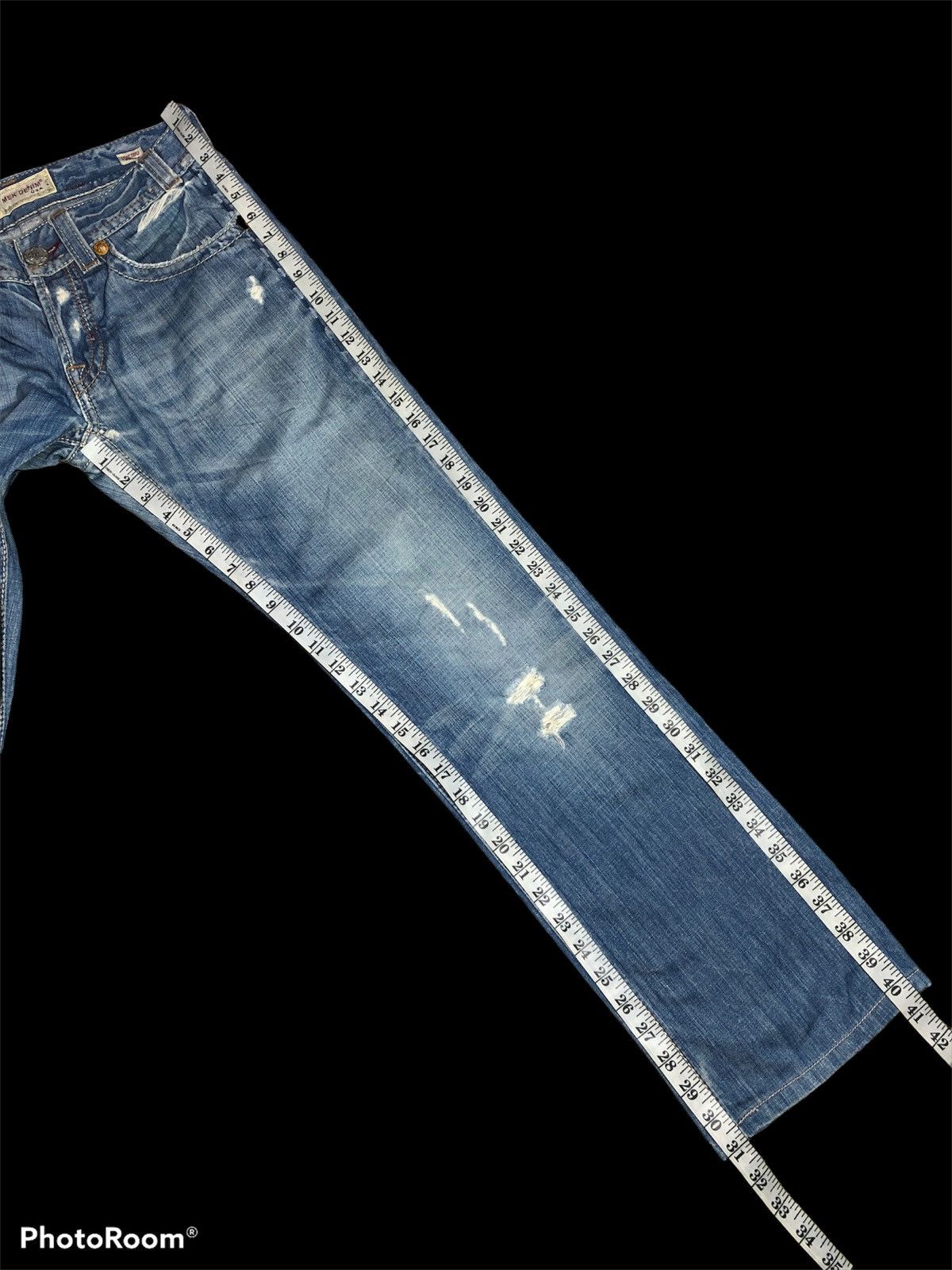 MEK WASHED⚡️⚡️MEK DENIM USA DISTRESSED DENIM Size US 30 / EU 46 - 7 Thumbnail