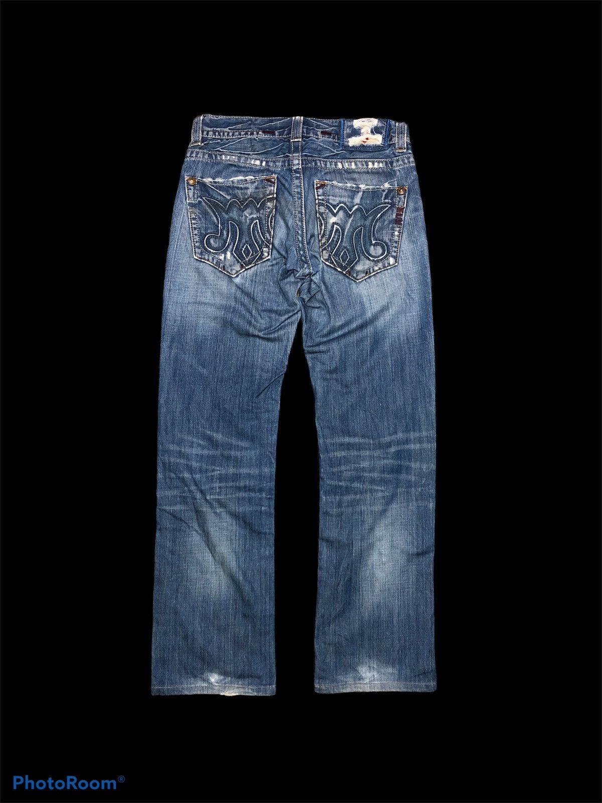 MEK WASHED⚡️⚡️MEK DENIM USA DISTRESSED DENIM Size US 30 / EU 46 - 2 Thumbnail