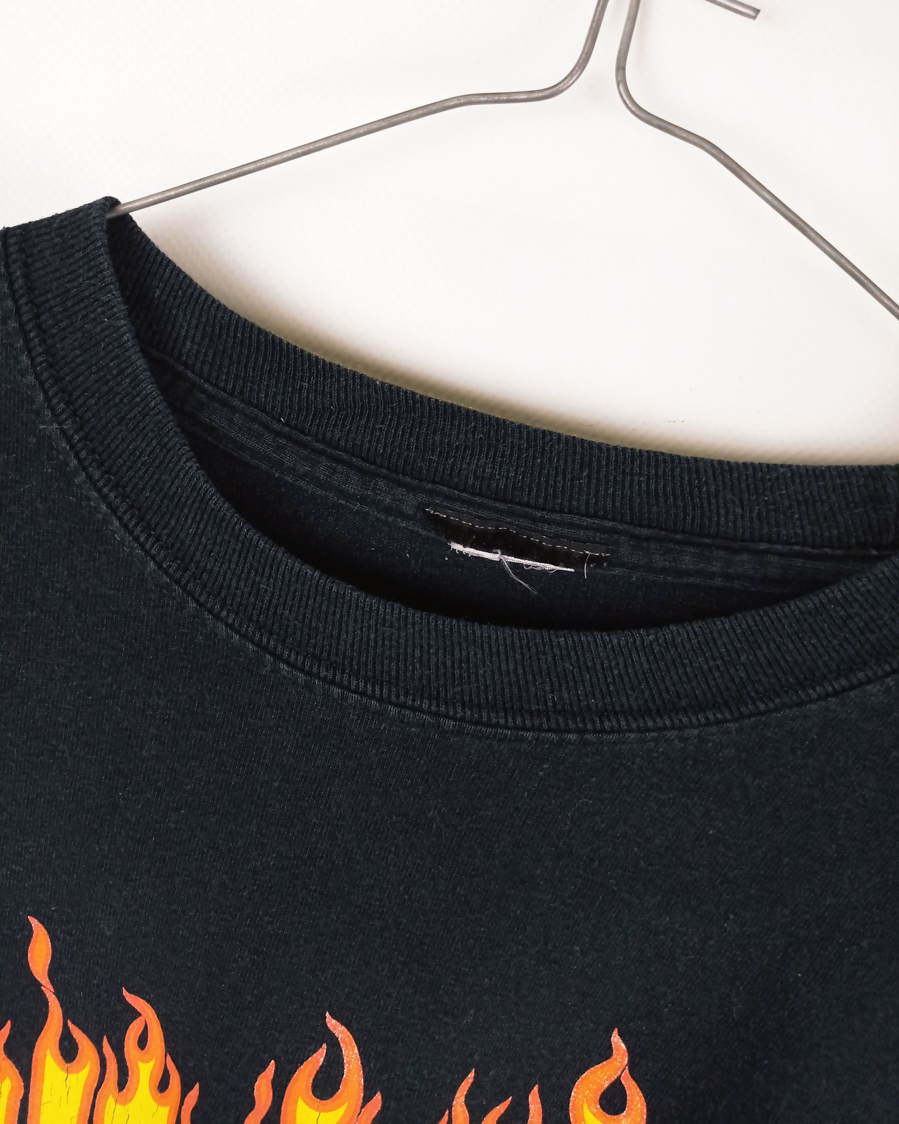 Vintage Thrasher OG Flame Logo Black Longsleeve Shirt Size US M / EU 48-50 / 2 - 3 Thumbnail