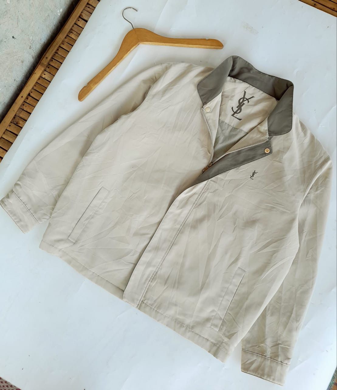 Vintage 💥Rare item 💥Vintage Yves Saint Laurent x Ysl Jacket Size US L / EU 52-54 / 3 - 5 Thumbnail