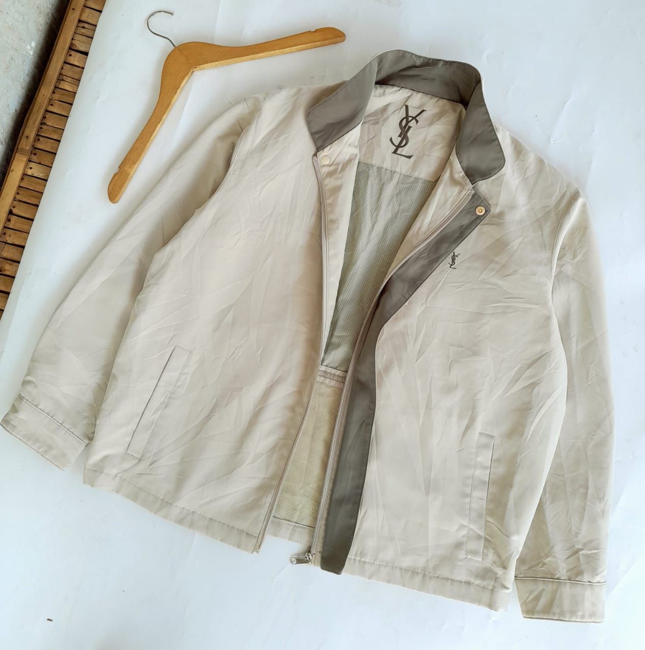 Vintage 💥Rare item 💥Vintage Yves Saint Laurent x Ysl Jacket Size US L / EU 52-54 / 3 - 3 Thumbnail