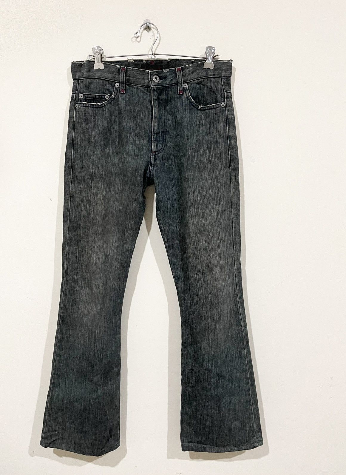 Morgan Homme Rare💥 Morgan Homme Flare Jeans Size US 31 - 5 Thumbnail