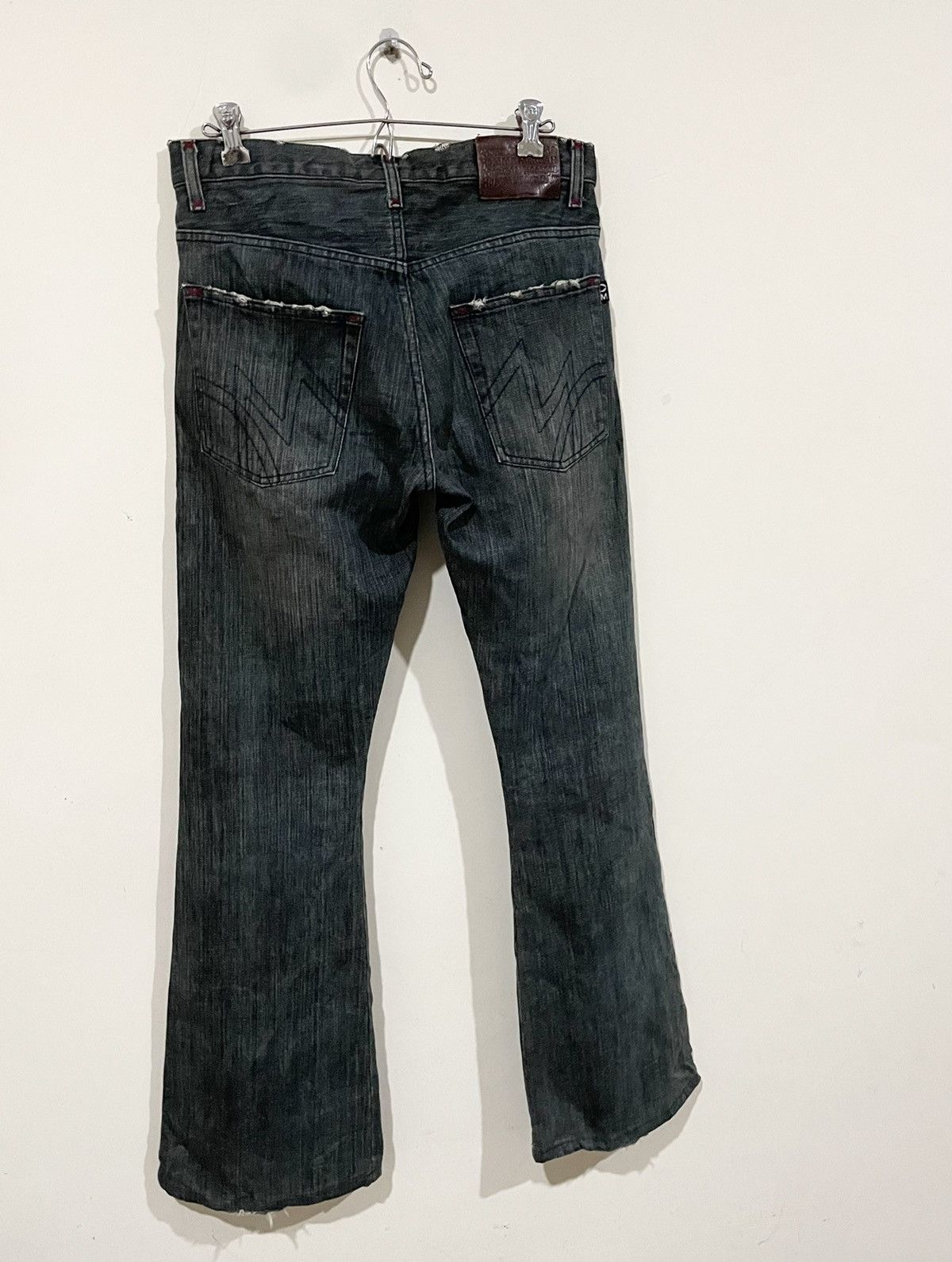 Morgan Homme Rare💥 Morgan Homme Flare Jeans Size US 31 - 4 Thumbnail