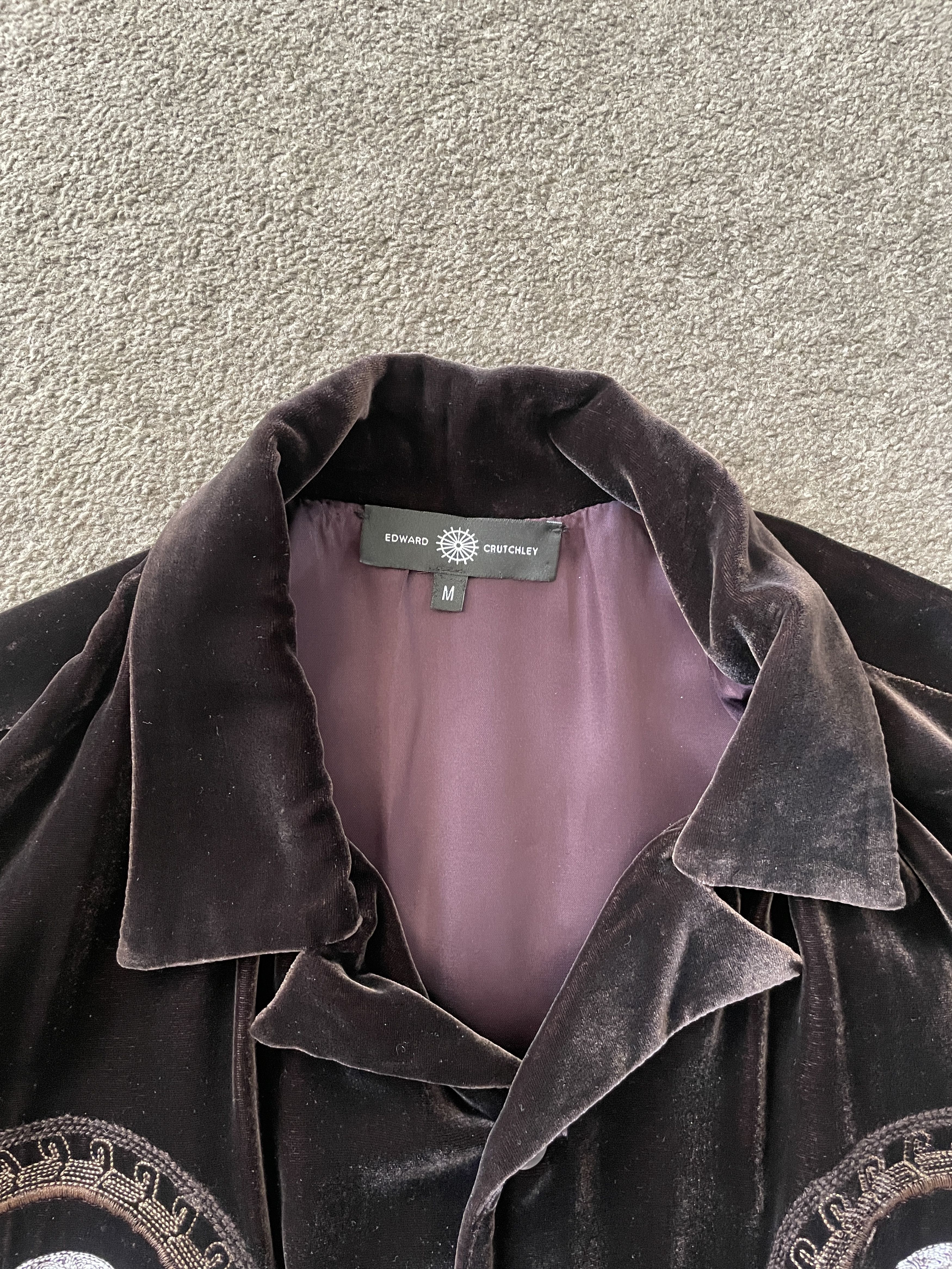Other Embroidered Velvet Overshirt Size US M / EU 48-50 / 2 - 5 Thumbnail
