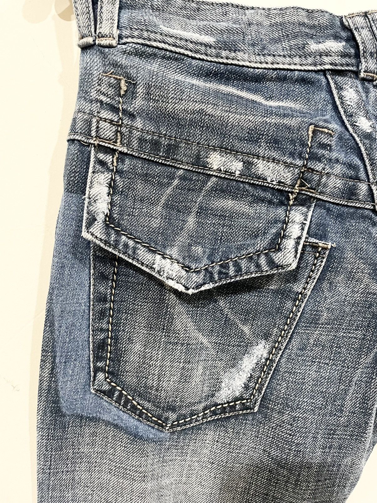 Marithe + Francois Girbaud × Vintage Rare🌹Marithe Francois Girbaud Distressd Style Rockers Jeans Size US 31 - 14 Thumbnail