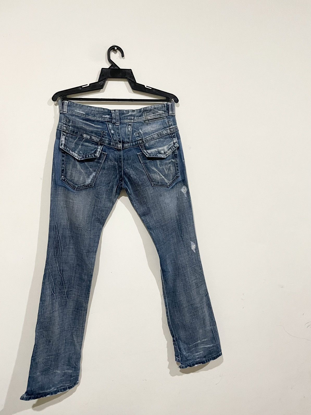 Marithe + Francois Girbaud × Vintage Rare🌹Marithe Francois Girbaud Distressd Style Rockers Jeans Size US 31 - 11 Thumbnail