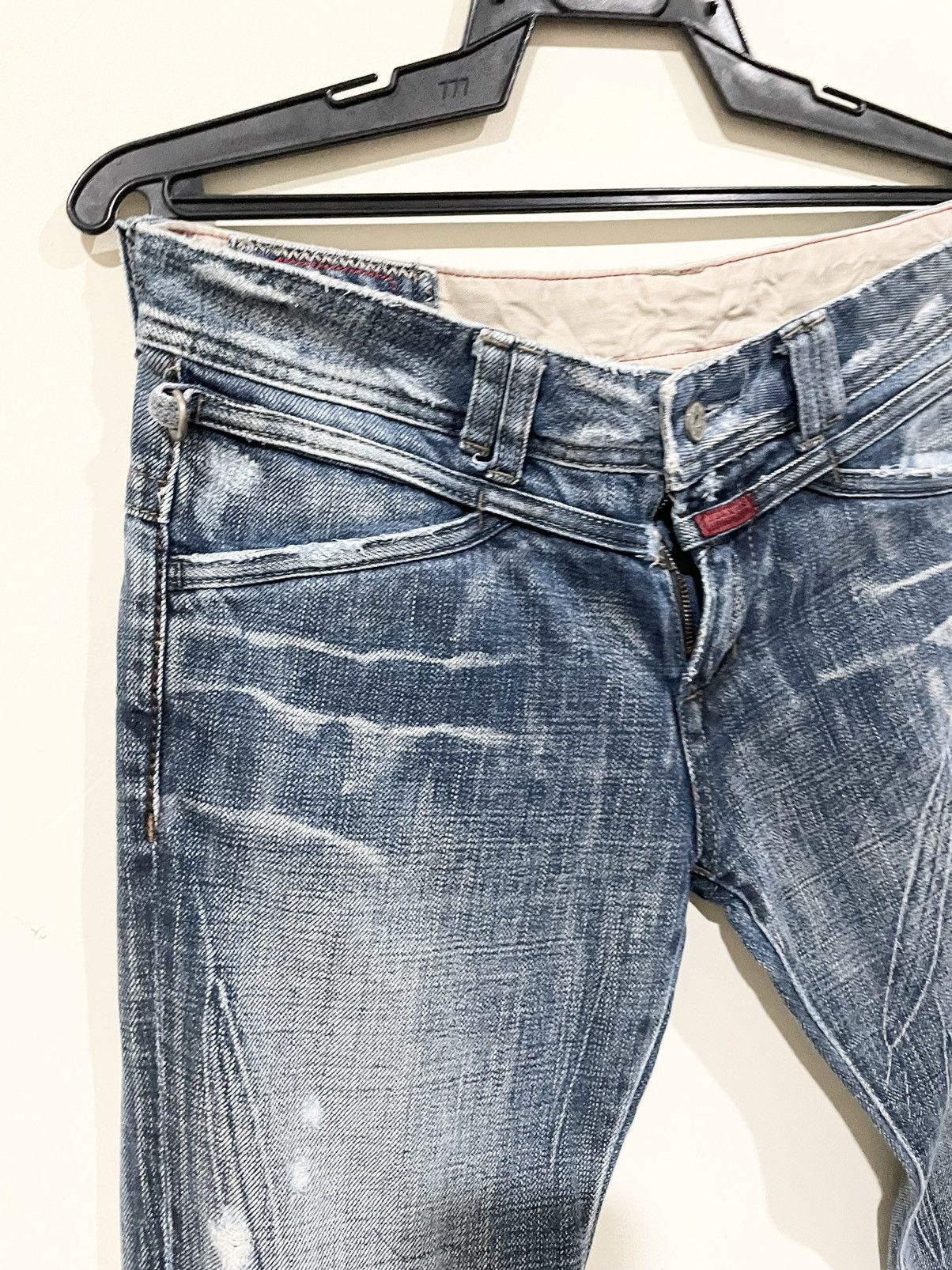 Marithe + Francois Girbaud × Vintage Rare🌹Marithe Francois Girbaud Distressd Style Rockers Jeans Size US 31 - 8 Thumbnail