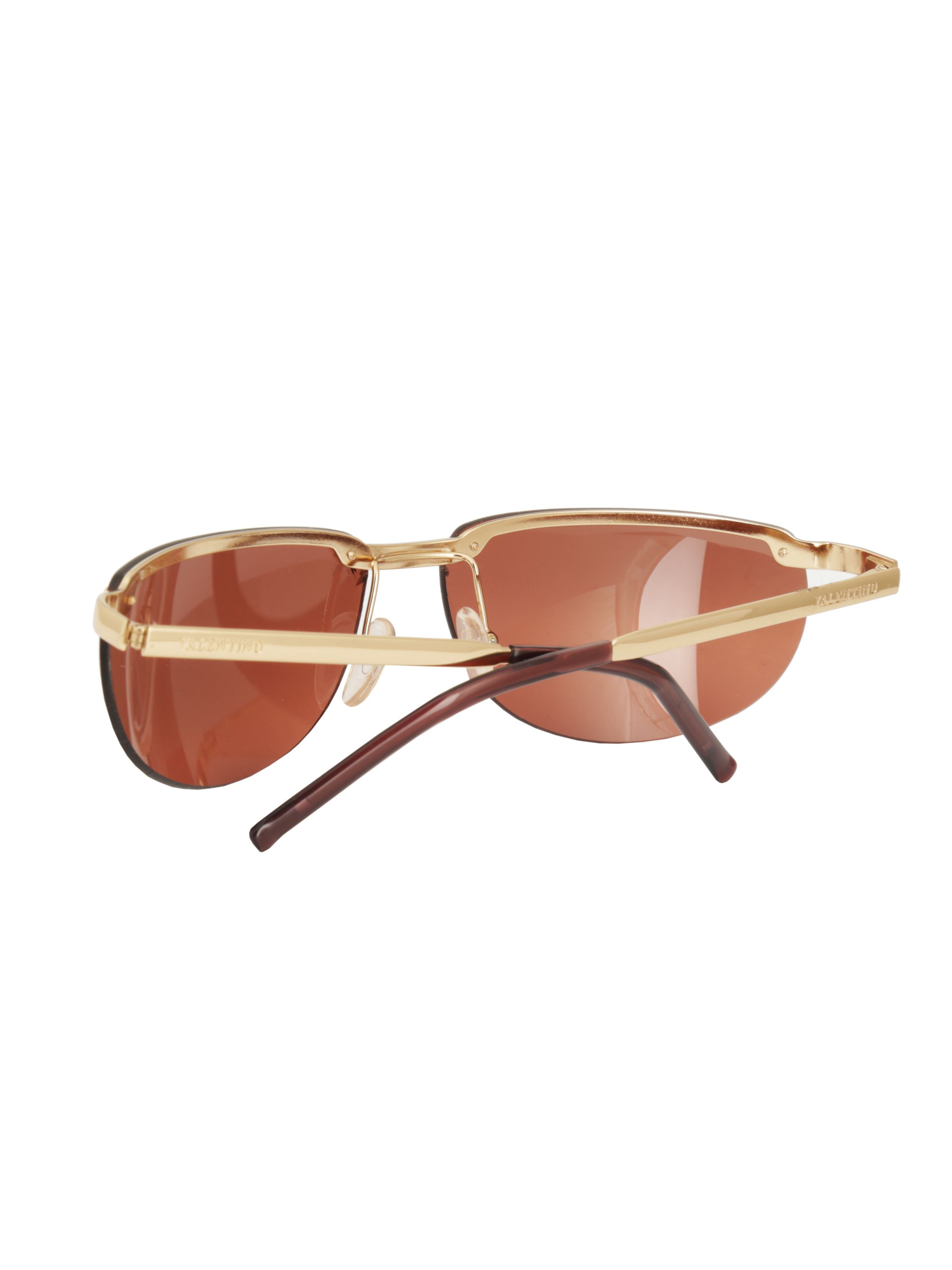 Valentino × Vintage Valentino '00s Red Lens Rimless Sunglasses Size ONE SIZE - 7 Thumbnail