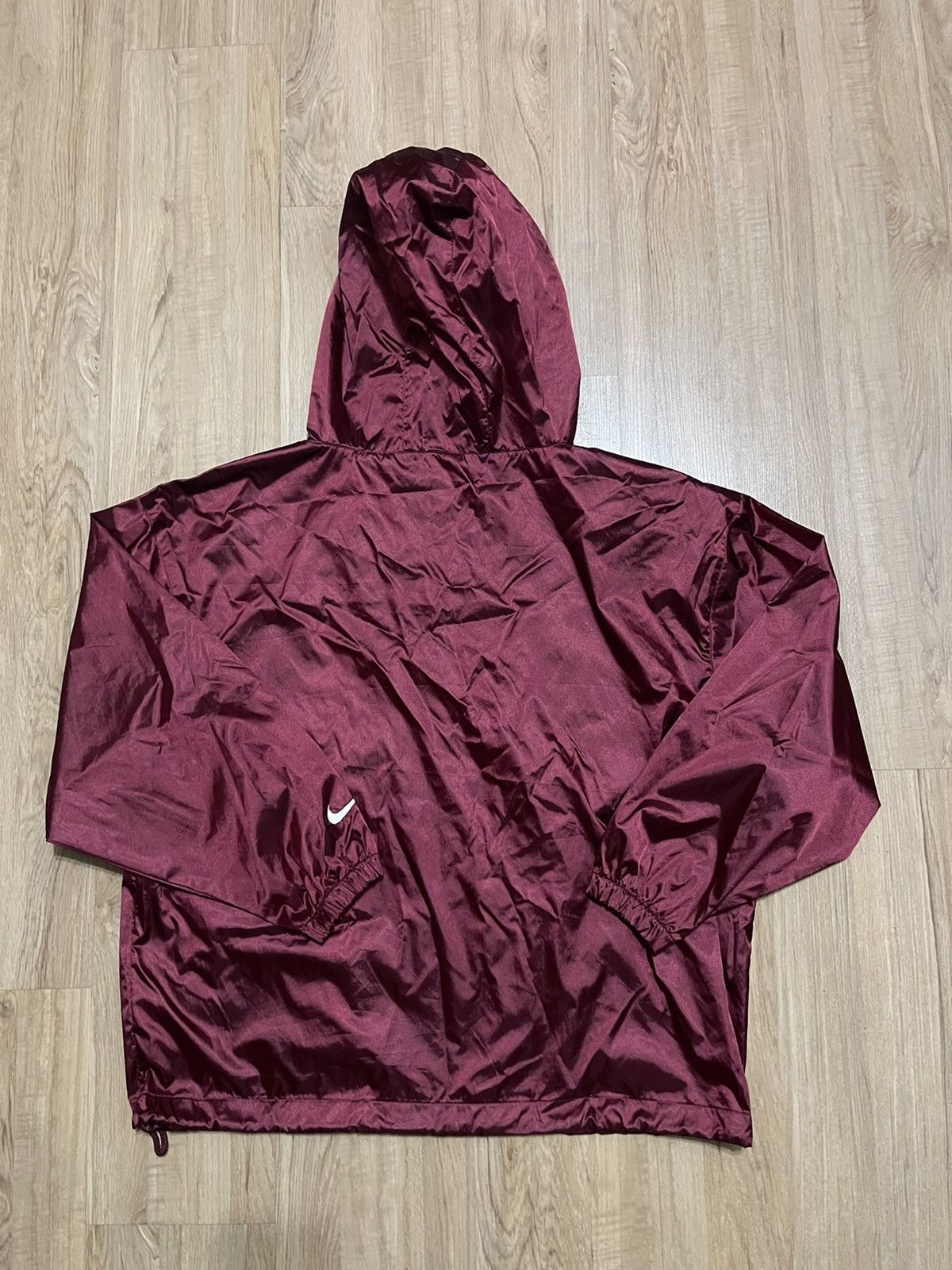 Nike × Vintage Vintage Nike Center Swoosh Hoodie Windbreaker Size US L / EU 52-54 / 3 - 5 Thumbnail