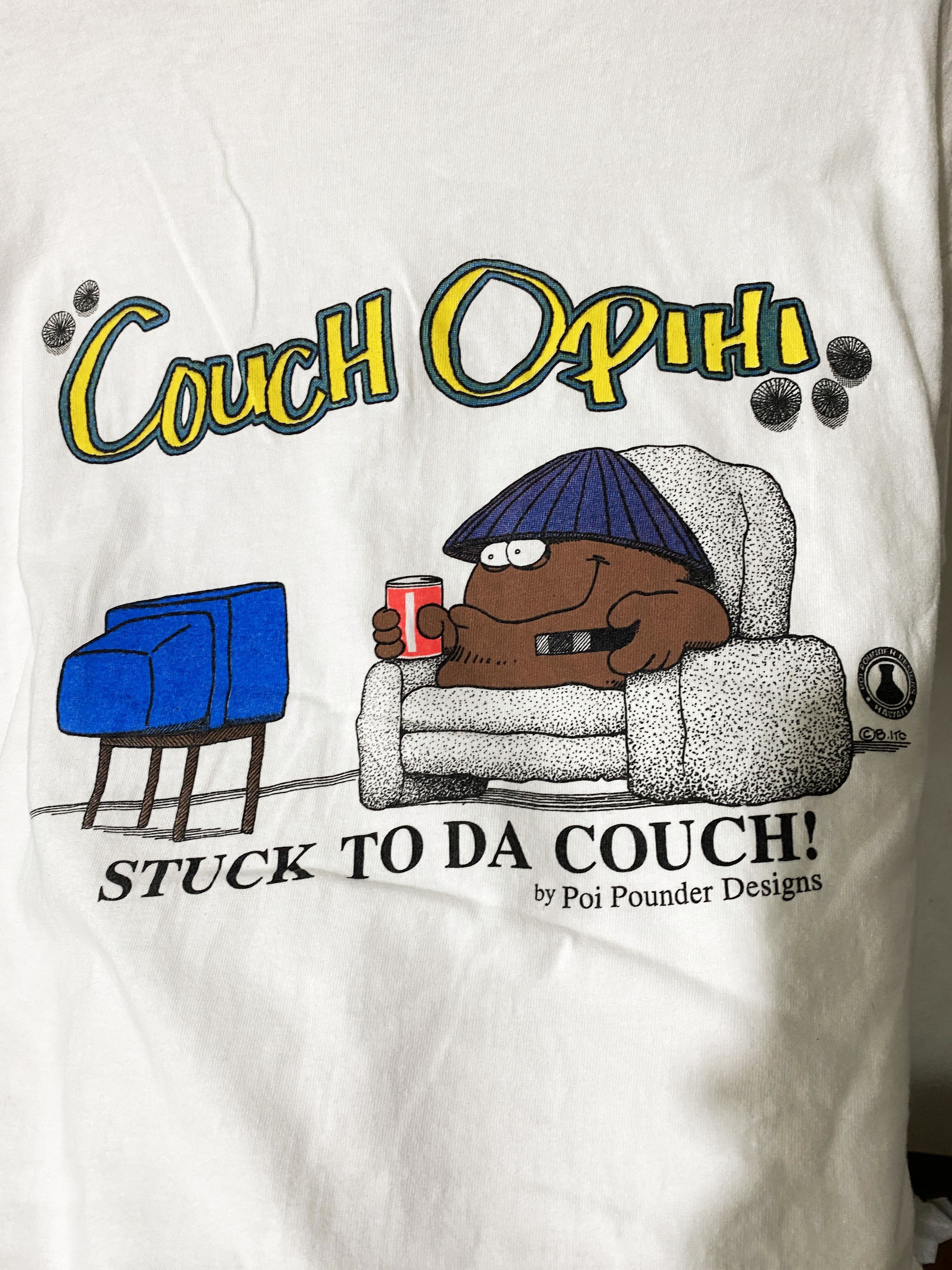Vintage 90s Couch Opihi / Stuck to da Couch Shirt