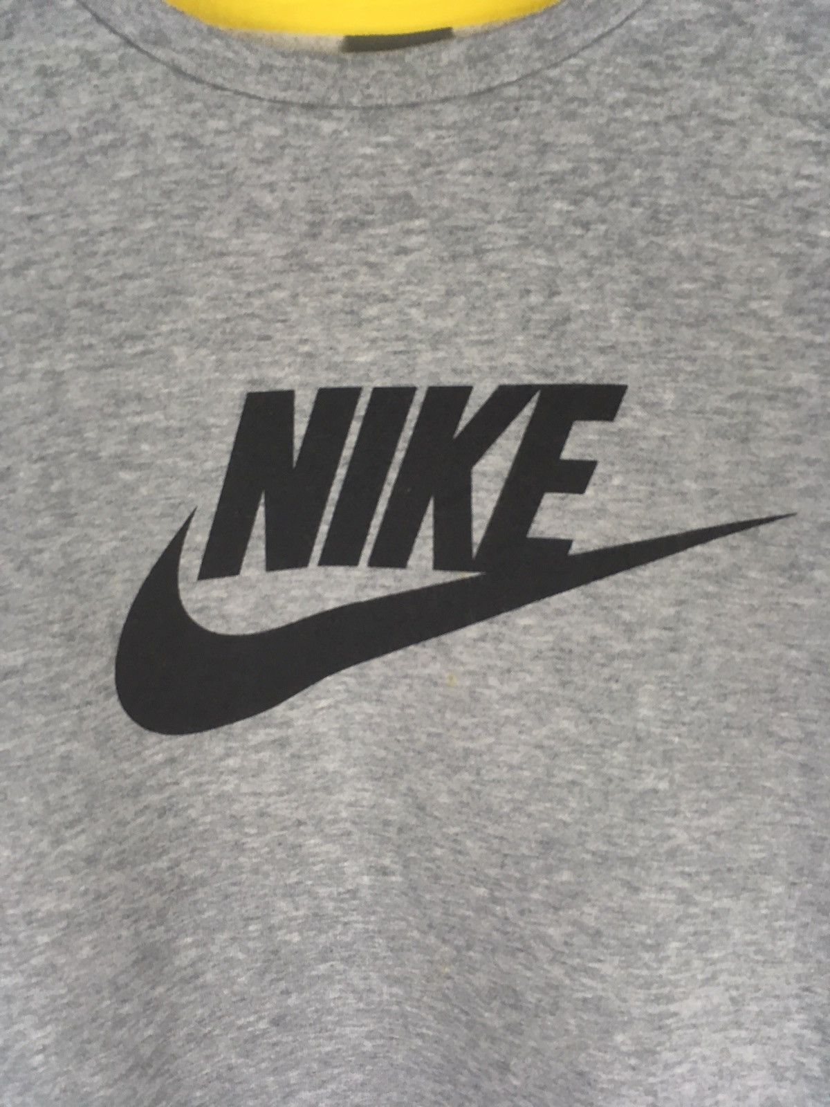 Nike Vintage Nike Big Logo SpellOut Large Size Grey Sweatshirt Size US L / EU 52-54 / 3 - 2 Thumbnail