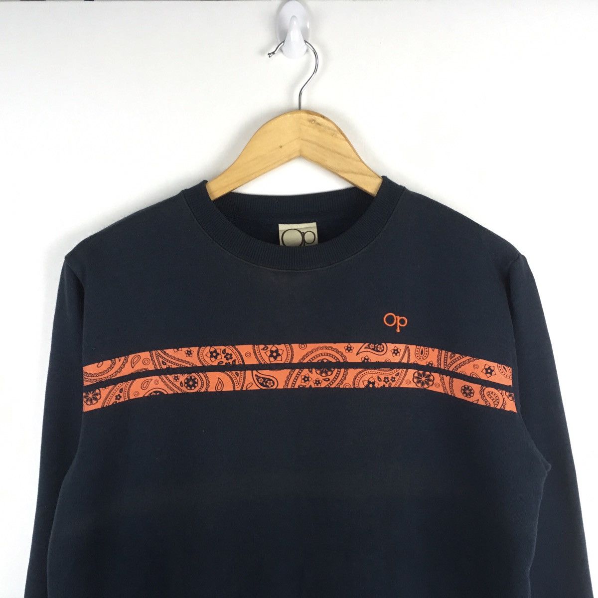 Vintage Vintage Ocean Pacific Paisley Design Medium Size Sweatshirt Size US M / EU 48-50 / 2 - 2 Thumbnail