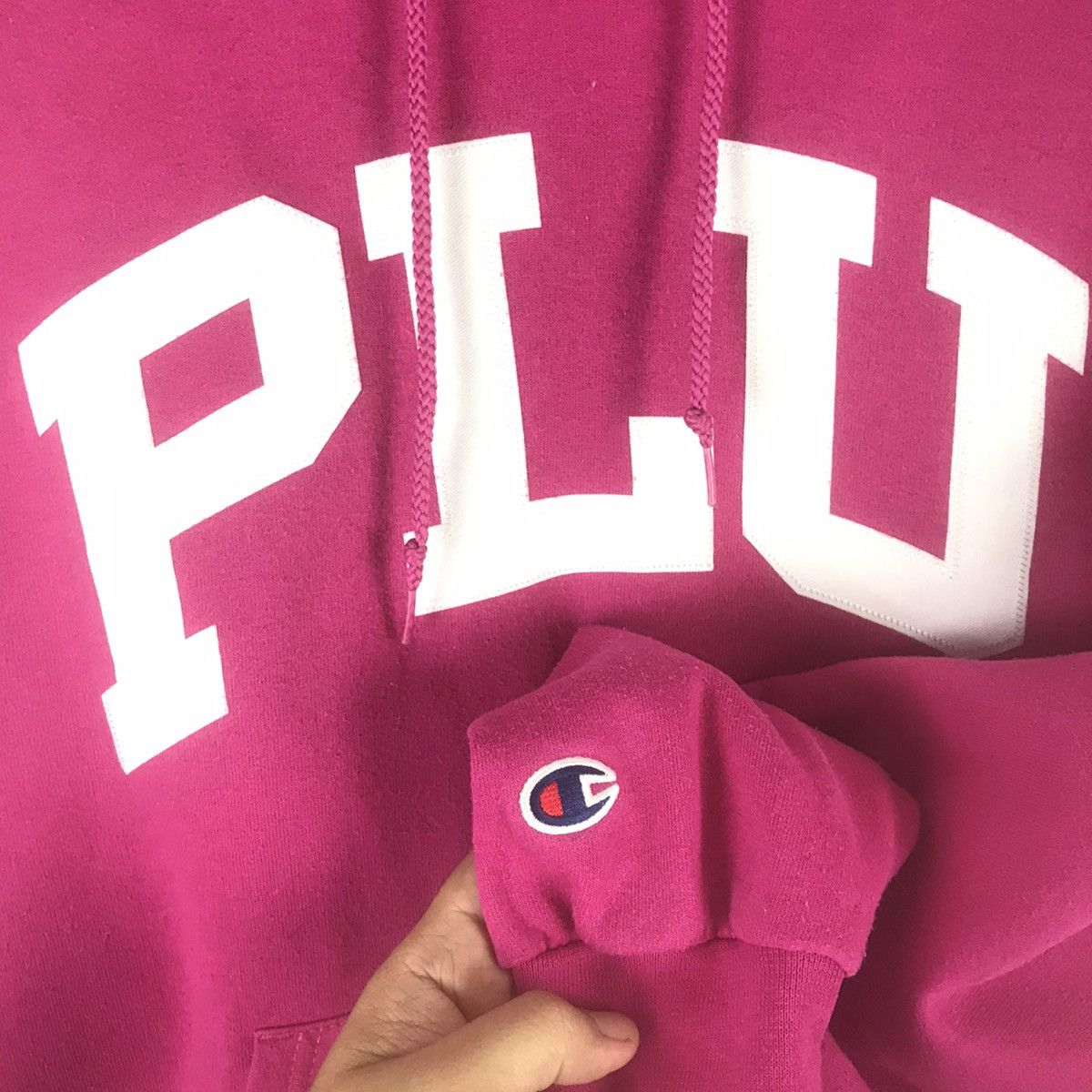 Champion Vintage Champion PLU Hoodie Small Size Sweatshirt Size US S / EU 44-46 / 1 - 2 Thumbnail