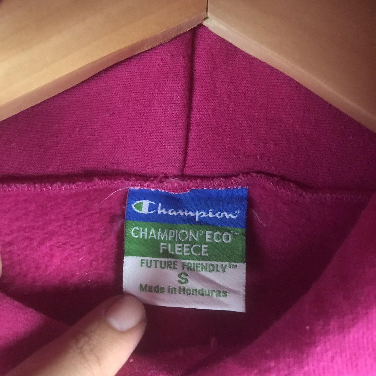 Champion Vintage Champion PLU Hoodie Small Size Sweatshirt Size US S / EU 44-46 / 1 - 4 Thumbnail