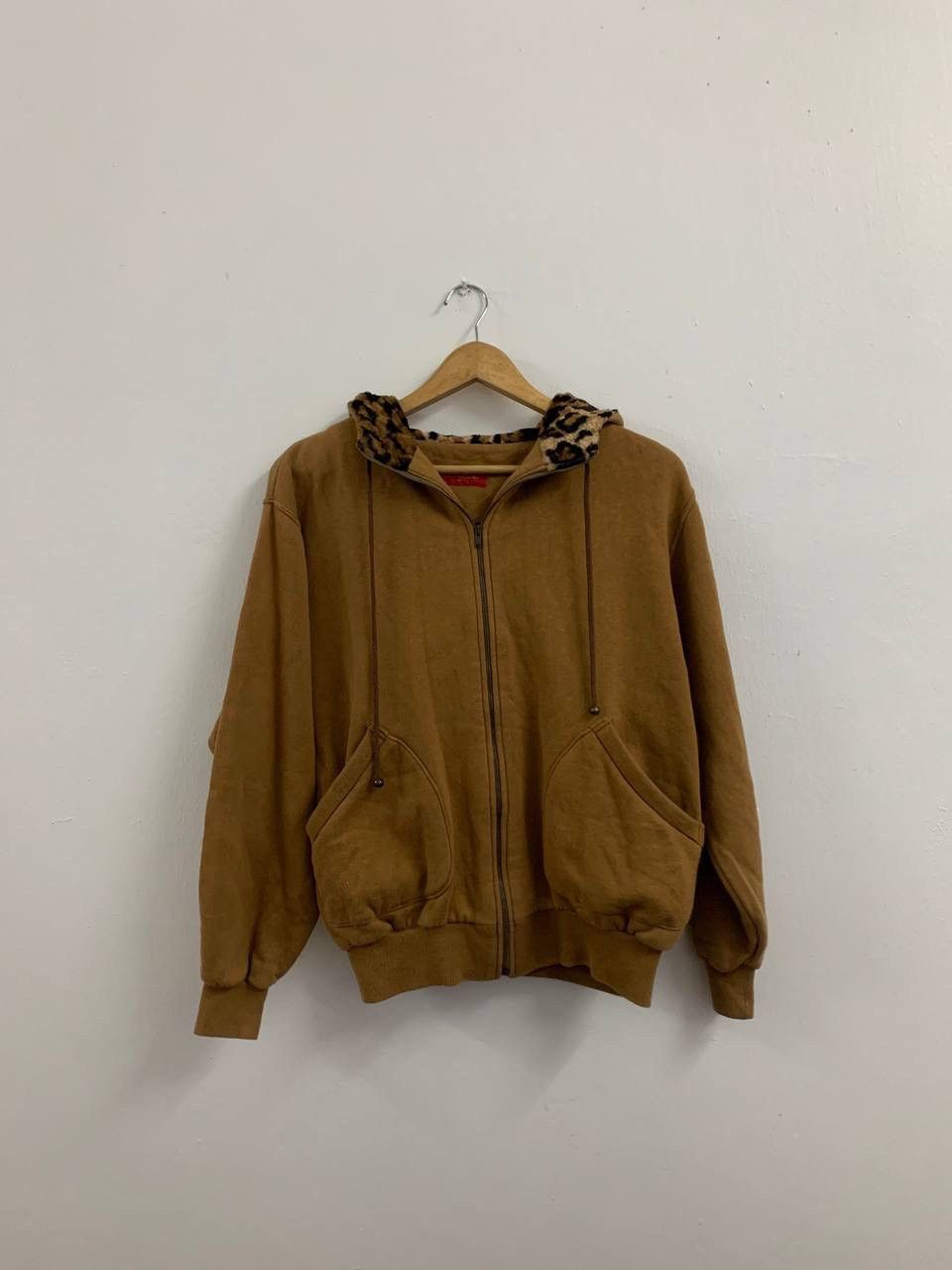 image of Vintage Hoodie Zipper Lancel Paris, Men's (Size Medium)
