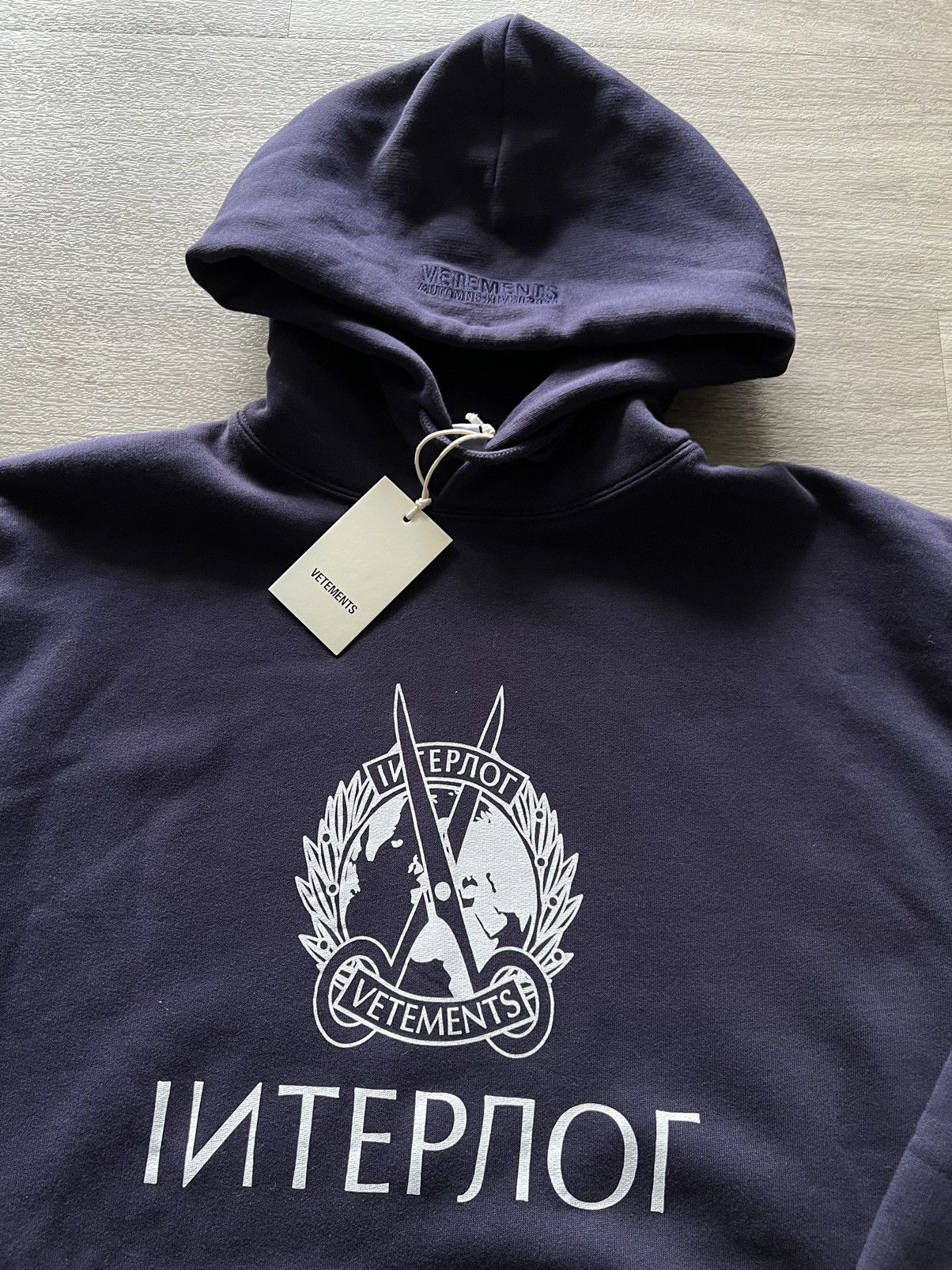 Vetements Interpol Pullover Hoodie Size US S / EU 44-46 / 1 - 2 Thumbnail