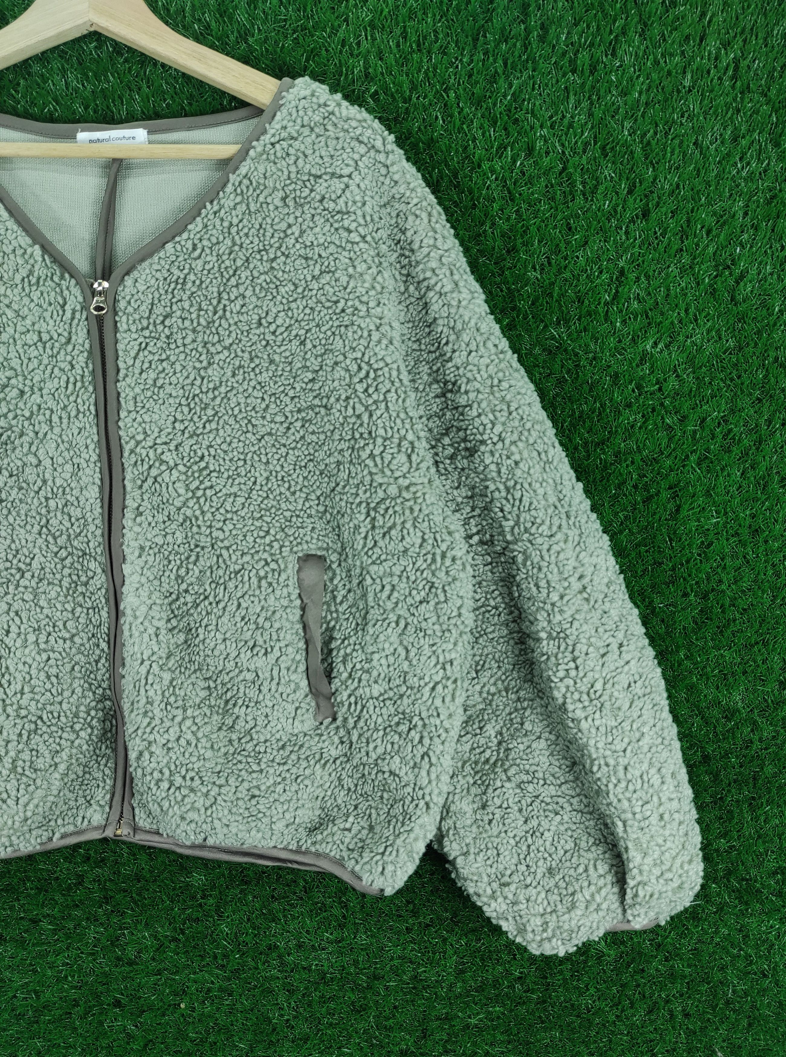 Designer × Japanese Brand Sherpa Cardigan By Natural Couture Size US XL / EU 56 / 4 - 3 Thumbnail