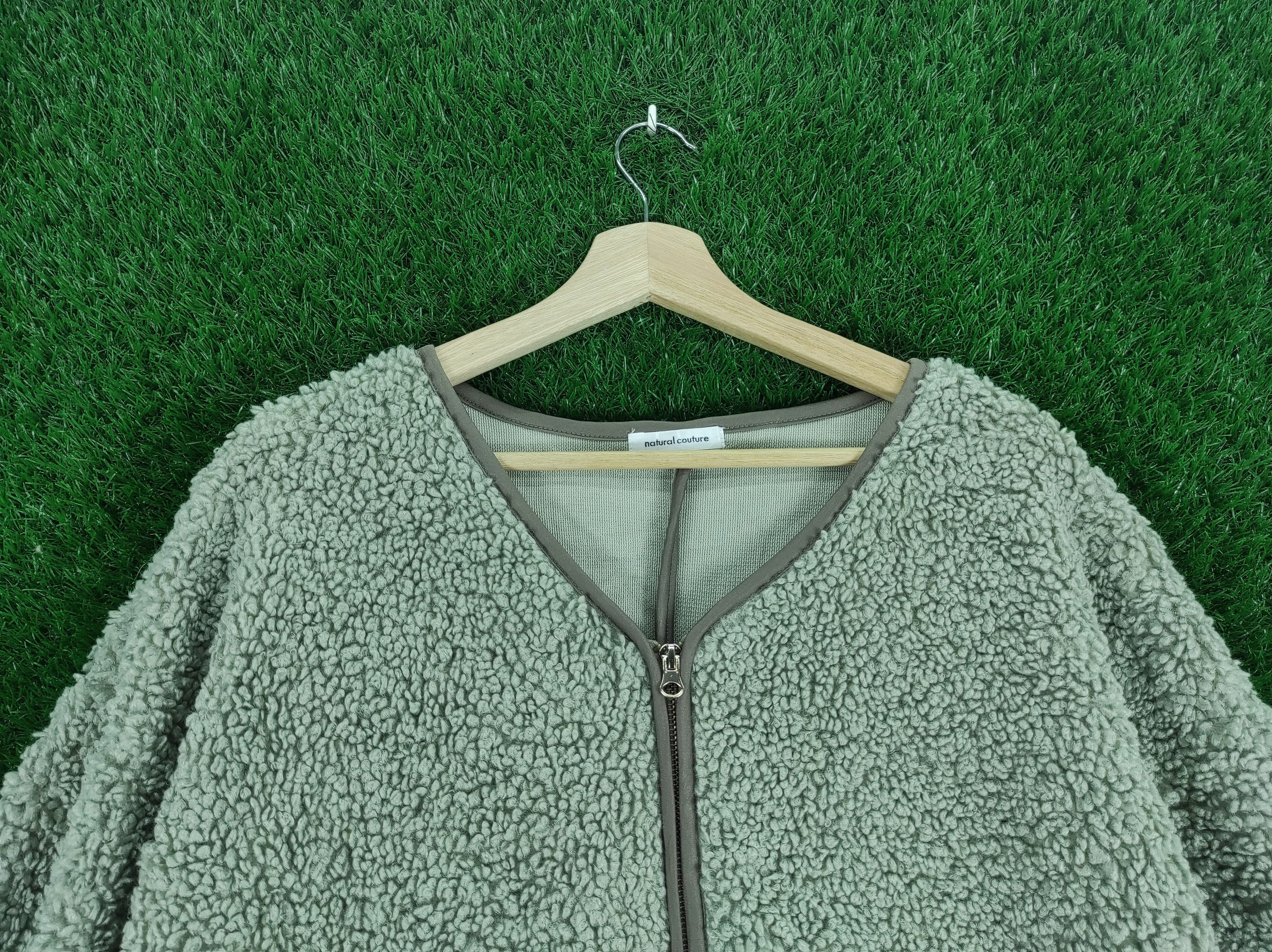 Designer × Japanese Brand Sherpa Cardigan By Natural Couture Size US XL / EU 56 / 4 - 4 Thumbnail