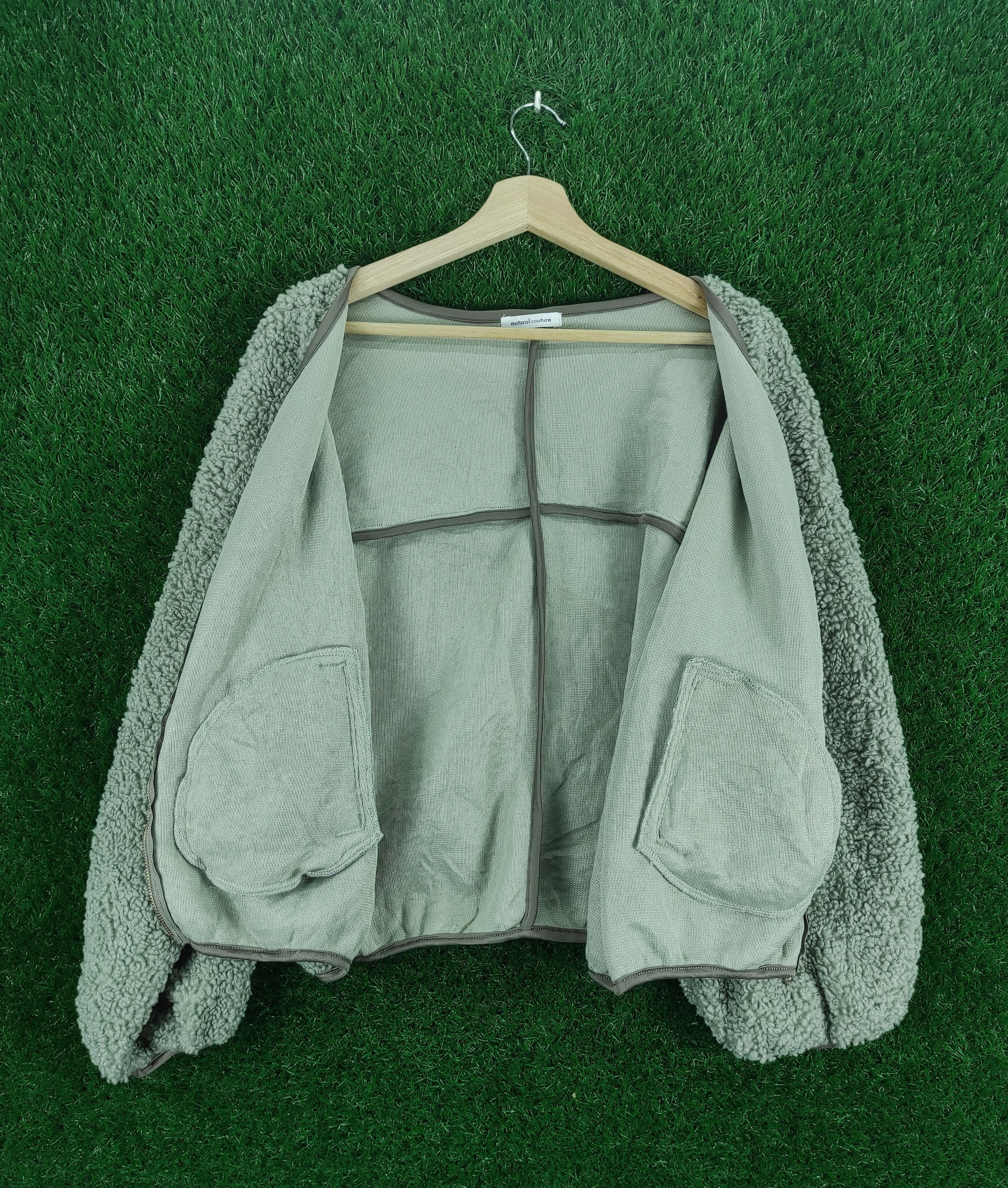 Designer × Japanese Brand Sherpa Cardigan By Natural Couture Size US XL / EU 56 / 4 - 2 Thumbnail