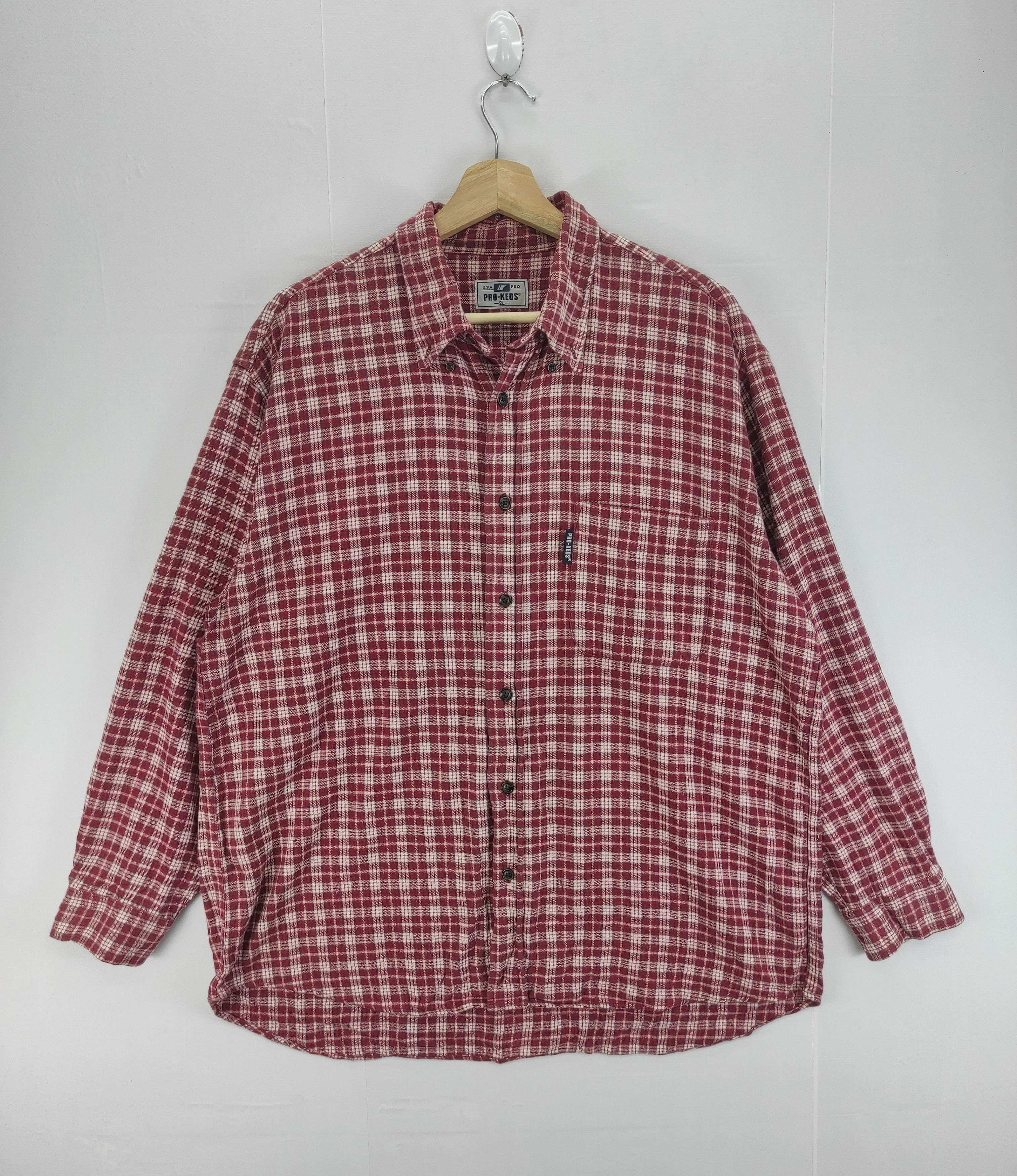 Vintage Flannel Pro Keds Plaid Check