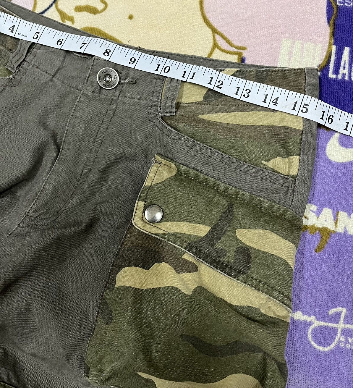 Japanese Brand H-BOY Designed in Italy Pants x Rare Design Size US 31 - 18 Thumbnail