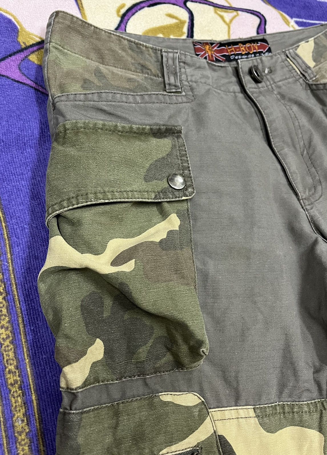Japanese Brand H-BOY Designed in Italy Pants x Rare Design Size US 31 - 6 Thumbnail