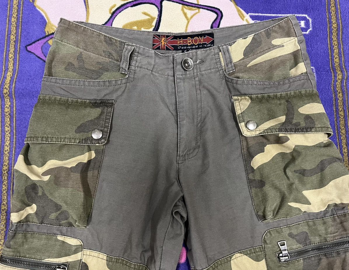 Japanese Brand H-BOY Designed in Italy Pants x Rare Design Size US 31 - 4 Thumbnail