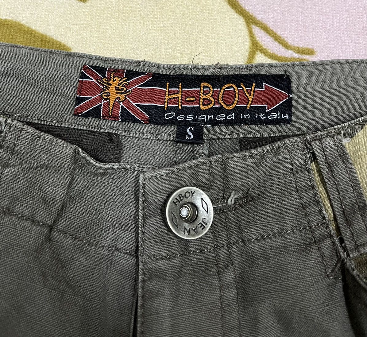 Japanese Brand H-BOY Designed in Italy Pants x Rare Design Size US 31 - 14 Thumbnail