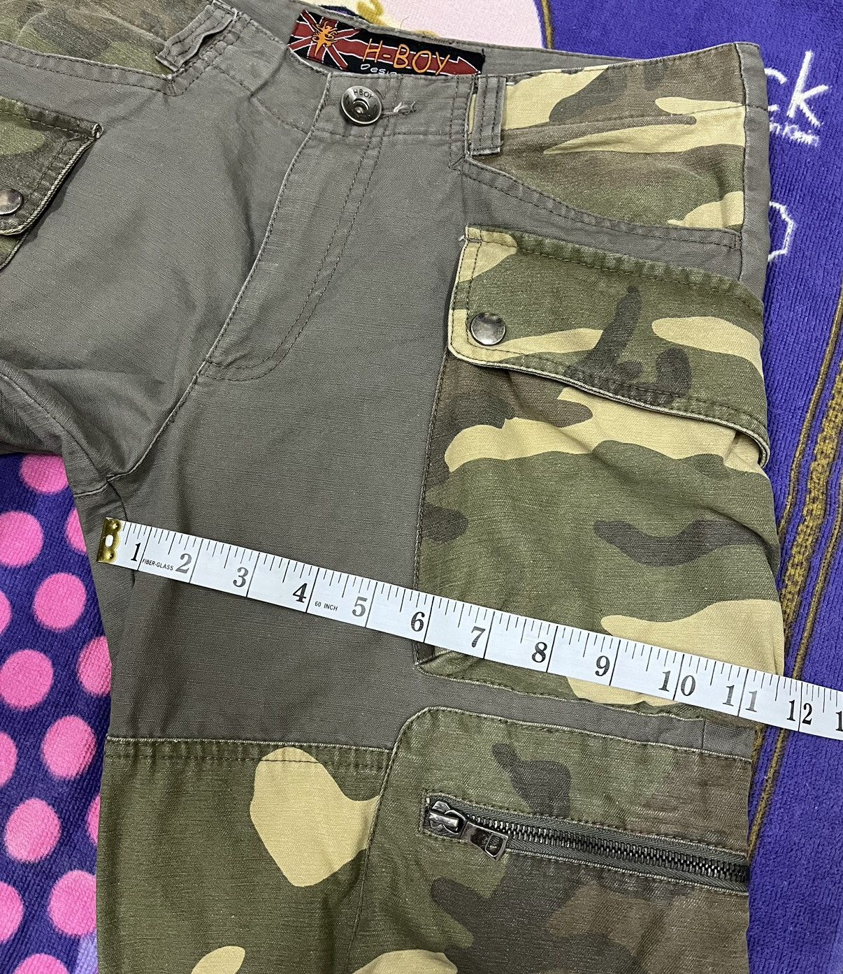 Japanese Brand H-BOY Designed in Italy Pants x Rare Design Size US 31 - 20 Thumbnail