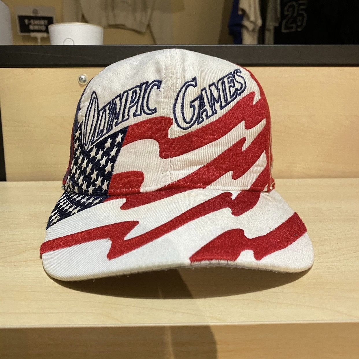 Logo 7 VINTAGE VERY RARE‼️Olympic Games USA Atlanta 1996 Embroidery Size ONE SIZE - 1 Thumbnail