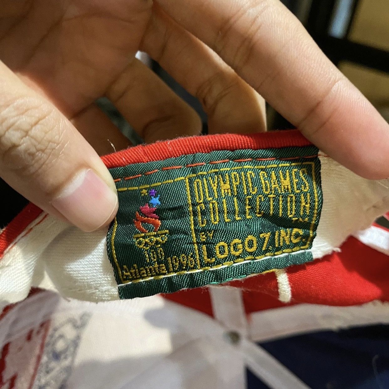 Logo 7 VINTAGE VERY RARE‼️Olympic Games USA Atlanta 1996 Embroidery Size ONE SIZE - 10 Thumbnail