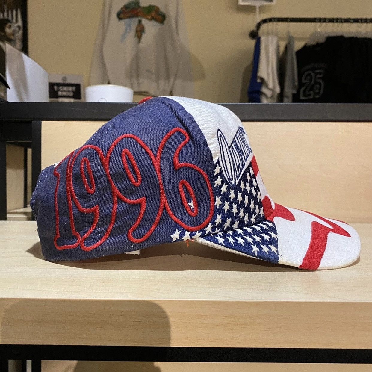 Logo 7 VINTAGE VERY RARE‼️Olympic Games USA Atlanta 1996 Embroidery Size ONE SIZE - 3 Thumbnail