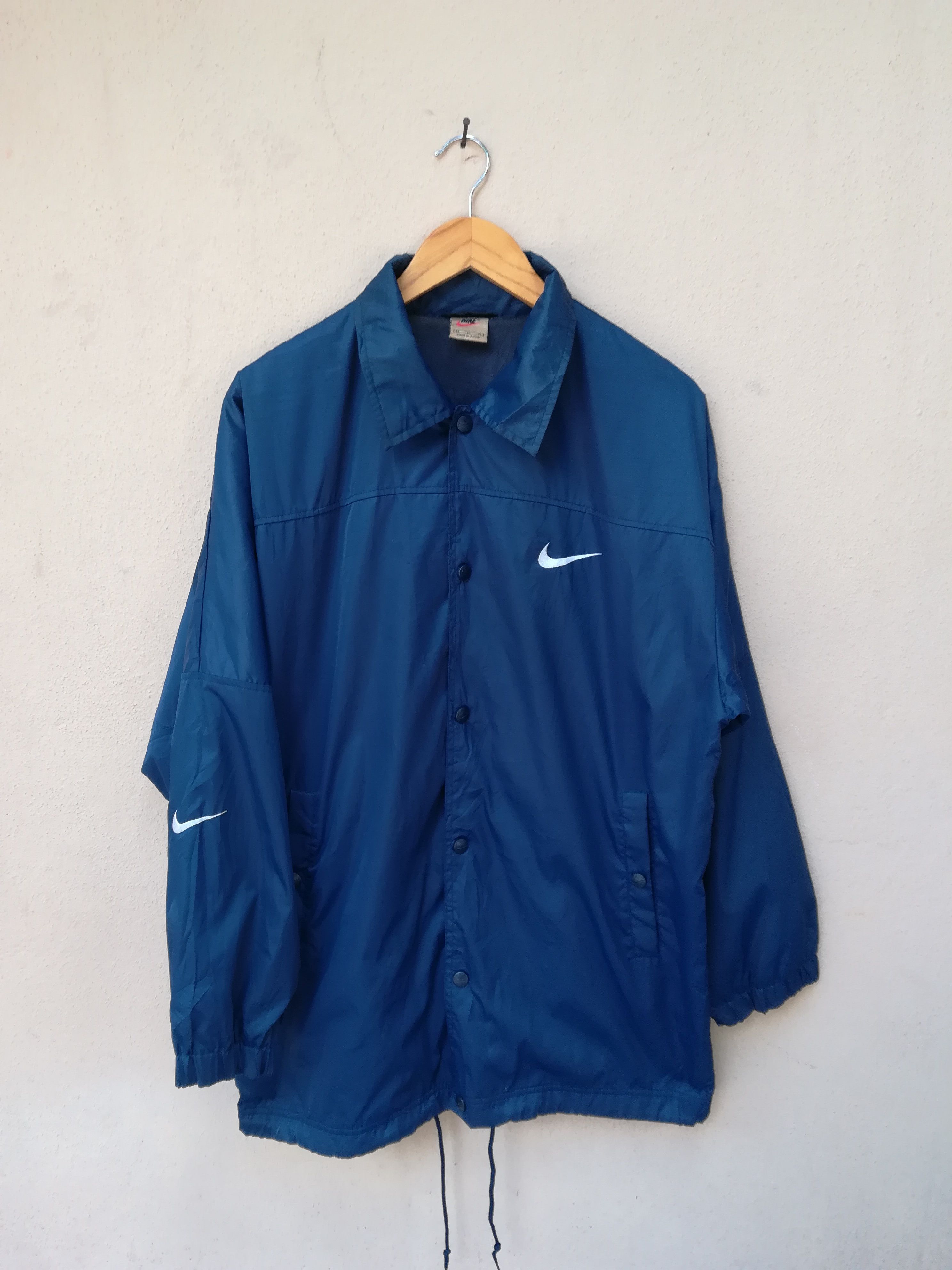 Nike × Vintage Vintage 90s Nike Button Up Jacket Size US M / EU 48-50 / 2 - 1 Thumbnail