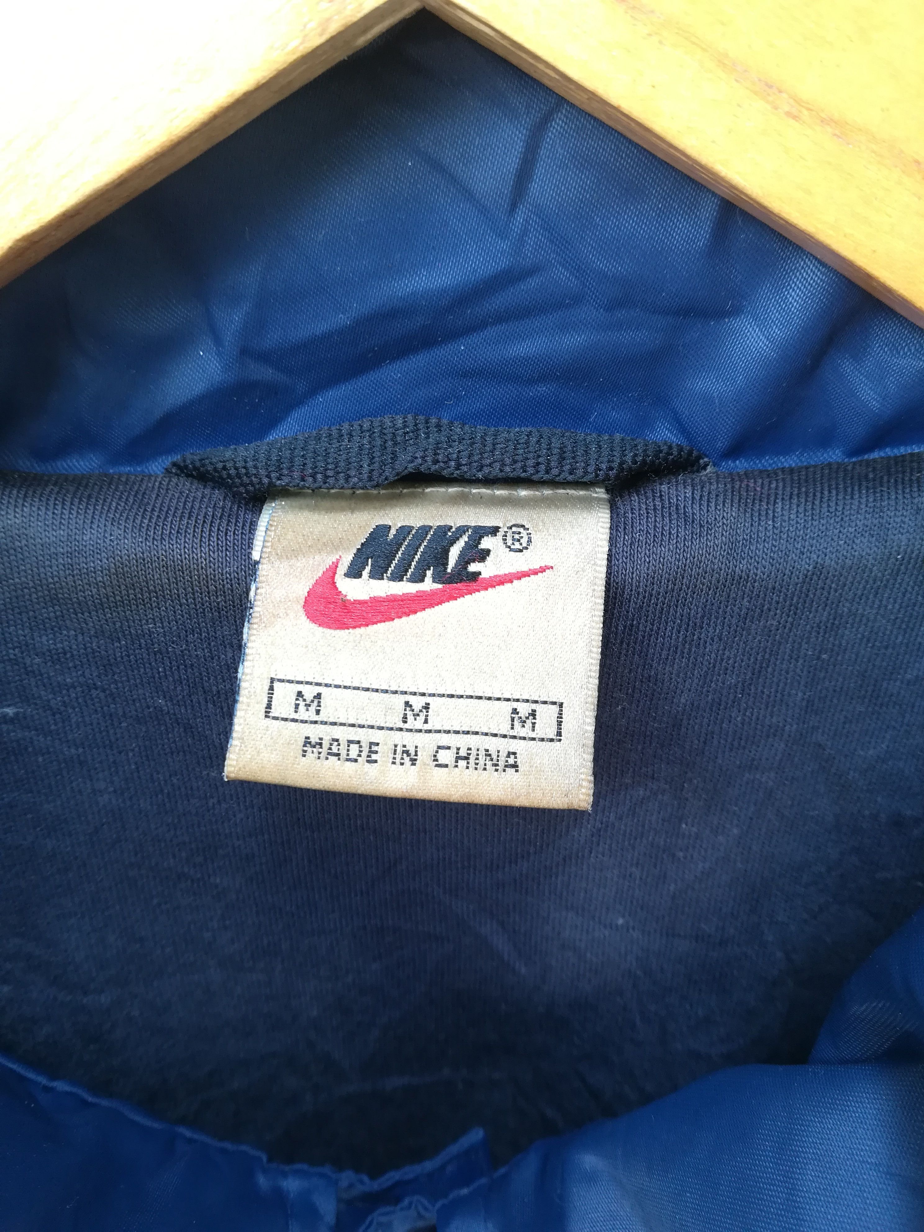 Nike × Vintage Vintage 90s Nike Button Up Jacket Size US M / EU 48-50 / 2 - 2 Thumbnail