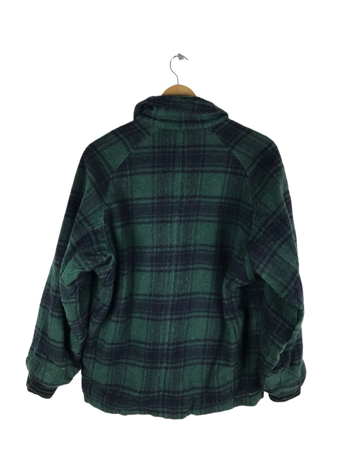 BIGI × Japanese Brand × Vintage 🔥SALE🔥VINTAGE MEN BIGI GREEN TARTAN WOOL JACKET Size US M / EU 48-50 / 2 - 2 Thumbnail