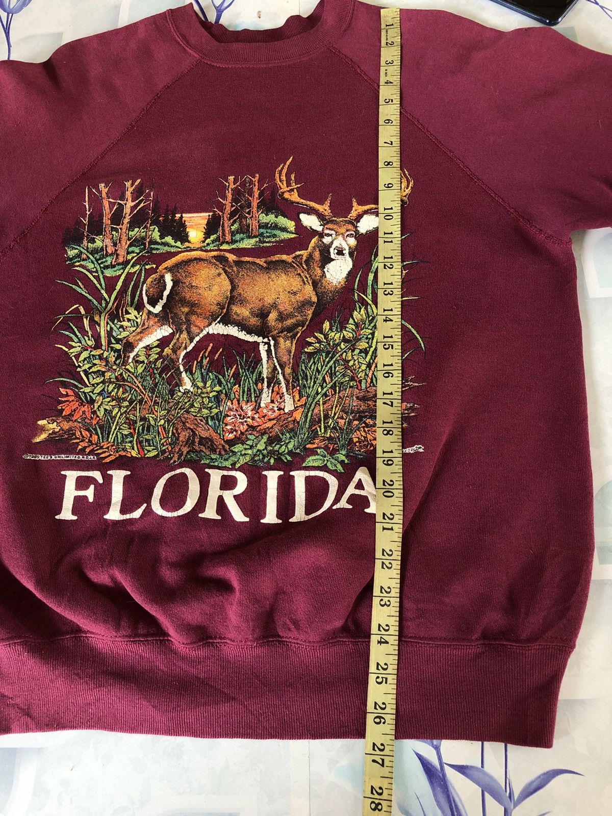 Habitat × Vintage Vintage 80s Florida Deer Animal Sweatshirt Size US M / EU 48-50 / 2 - 9 Thumbnail
